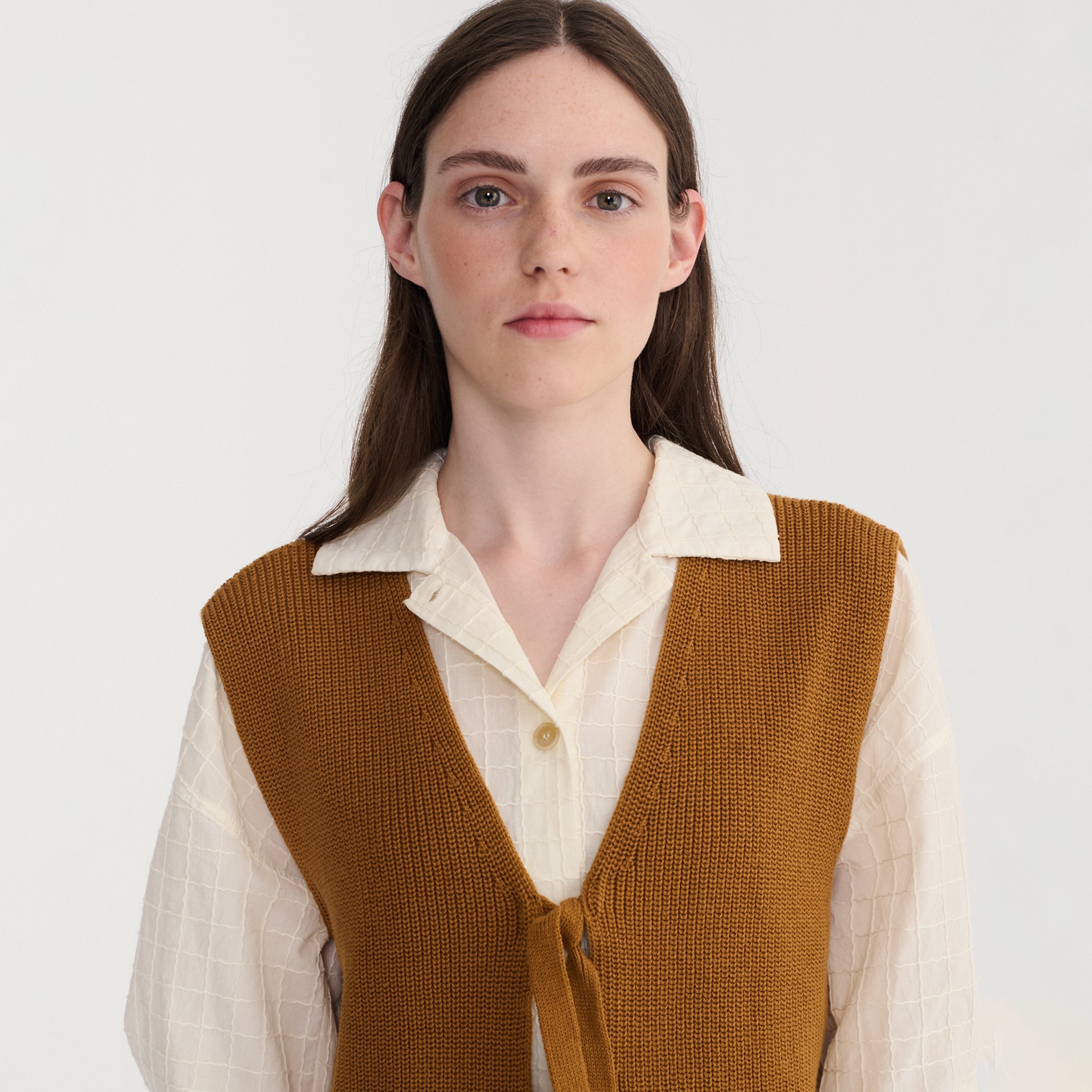 Gilet adulte Openwork Brown