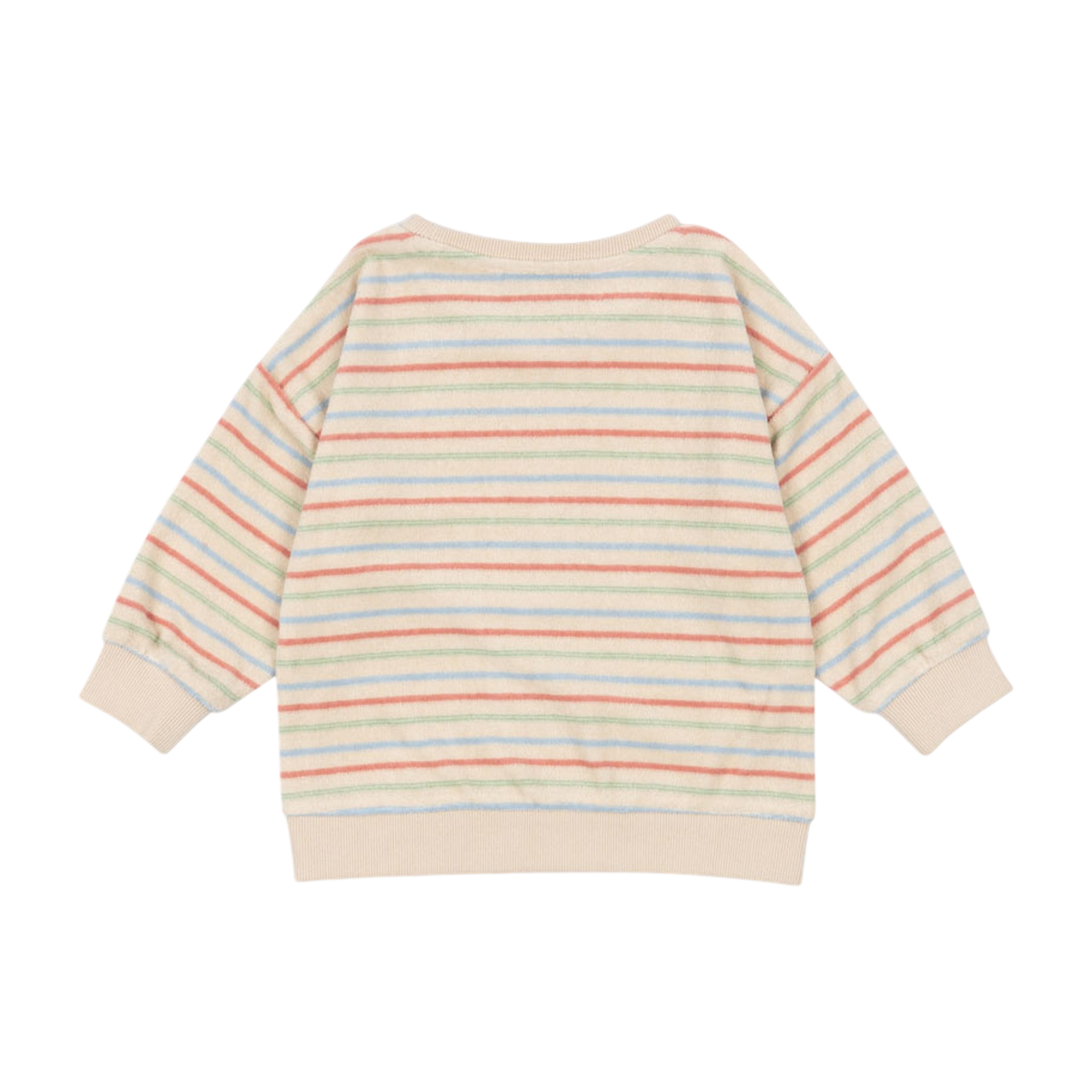 Sweatshirt Itty Rib Confetti Stripe