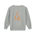 Sweatshirt Birthday 4 Grey Melange Melon