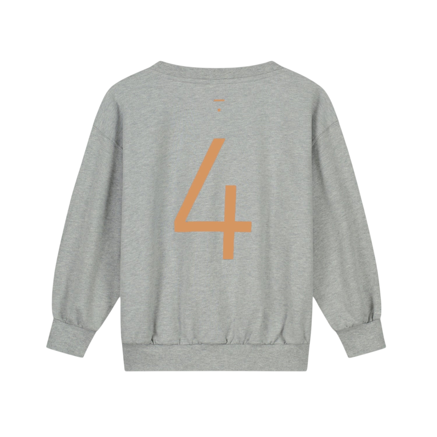Birthday Sweatshirt 4 Grey Melange Melon