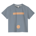 T-shirt Logo Stone Grey Melon