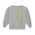 Baby Birthday Sweatshirt 1 Grey Melange Melon