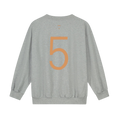 Sweatshirt Birthday 5 Grey Melange Melon