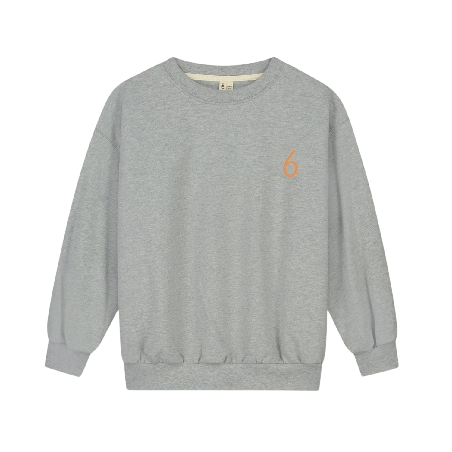 Sweat-shirt Birthday 6 Grey Melange Melon