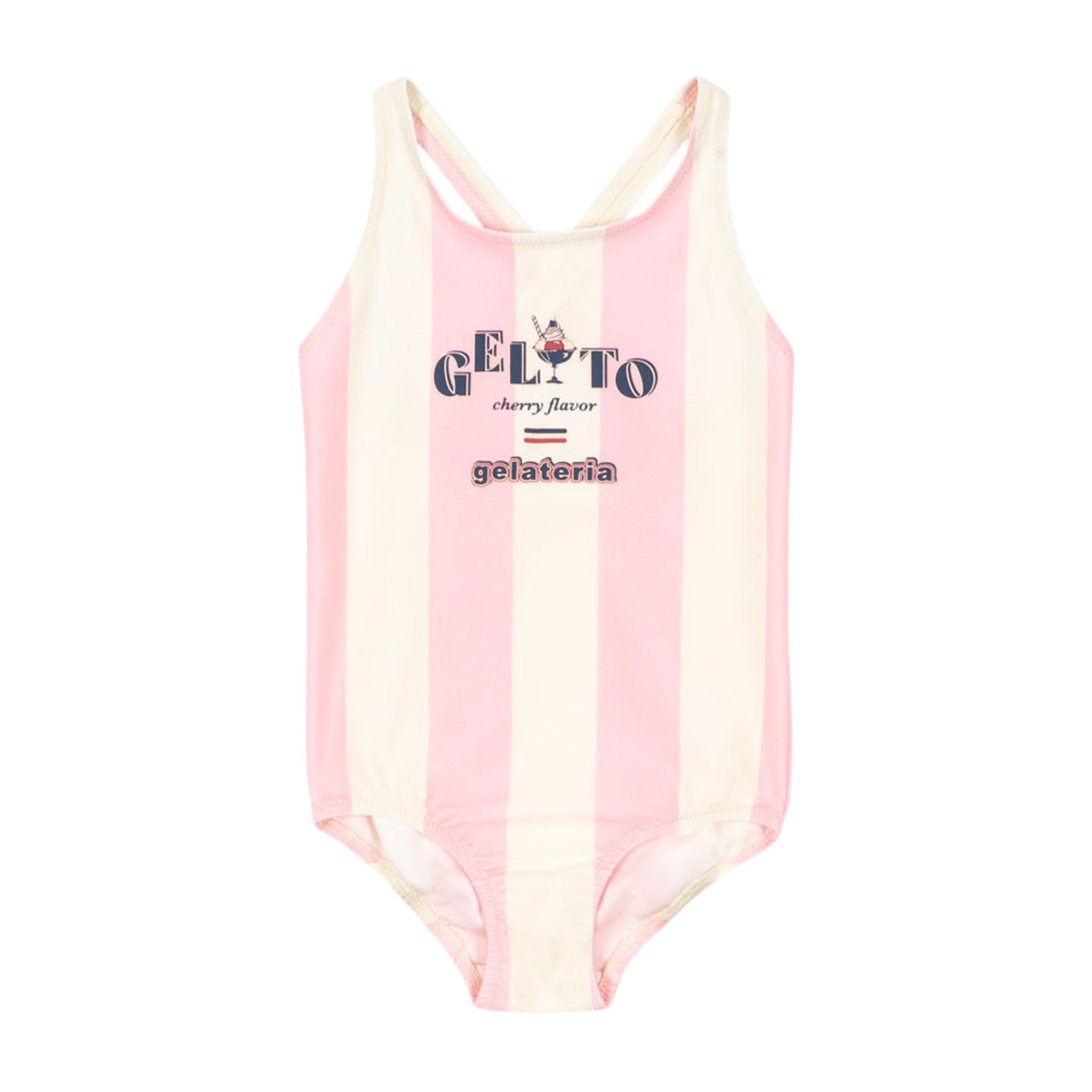 Badeanzug Pomia Candy Rose Stripe