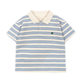 Poloshirt Spotty Stripe Ciel