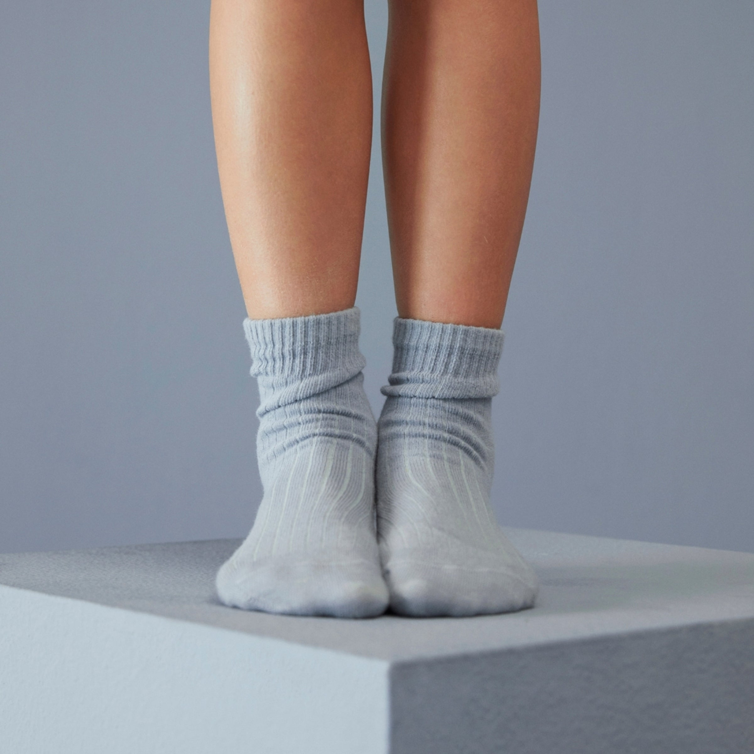 Socken 2er-Pack Stone Grey Cream