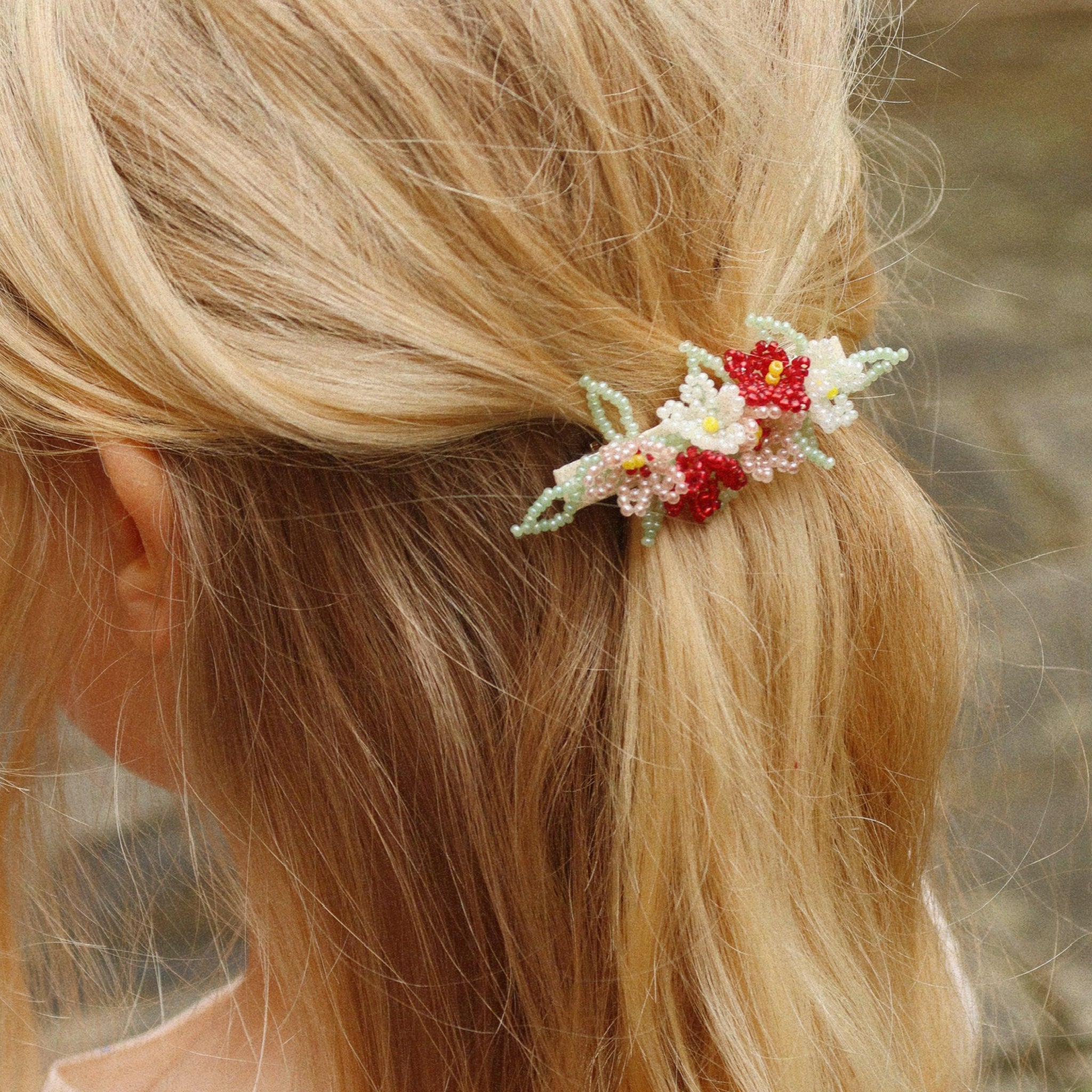 Haarklammer Flower Field Multi