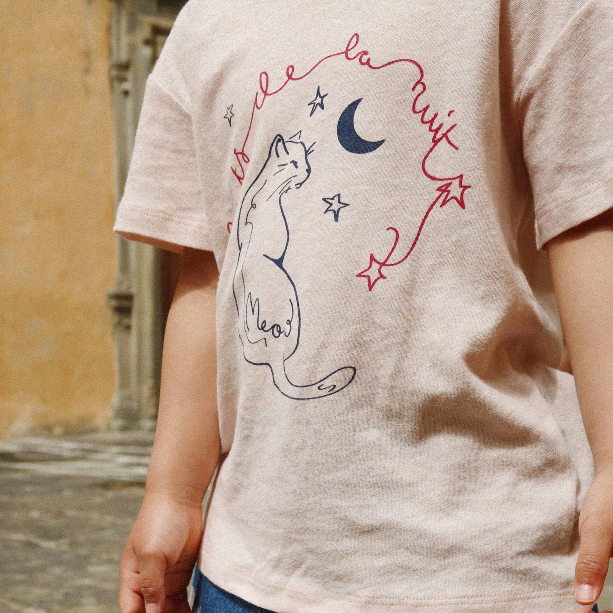 T-shirt Era Tee Pink Meow