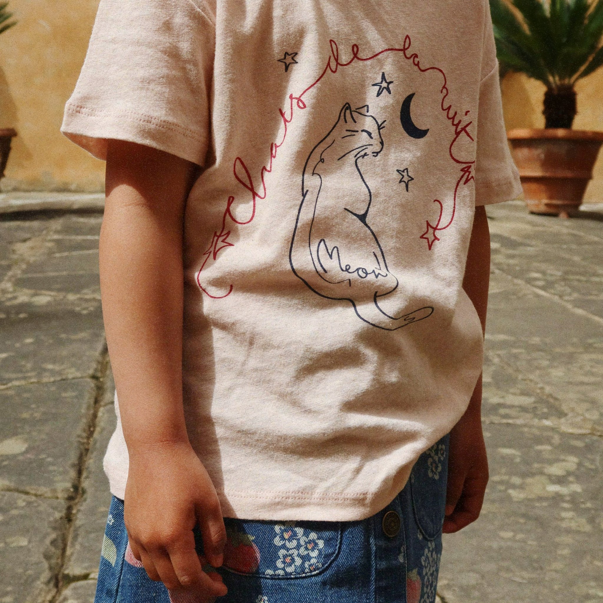 T-shirt Era Tee Pink Meow