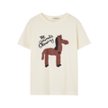 T-shirt Rooster Raw White