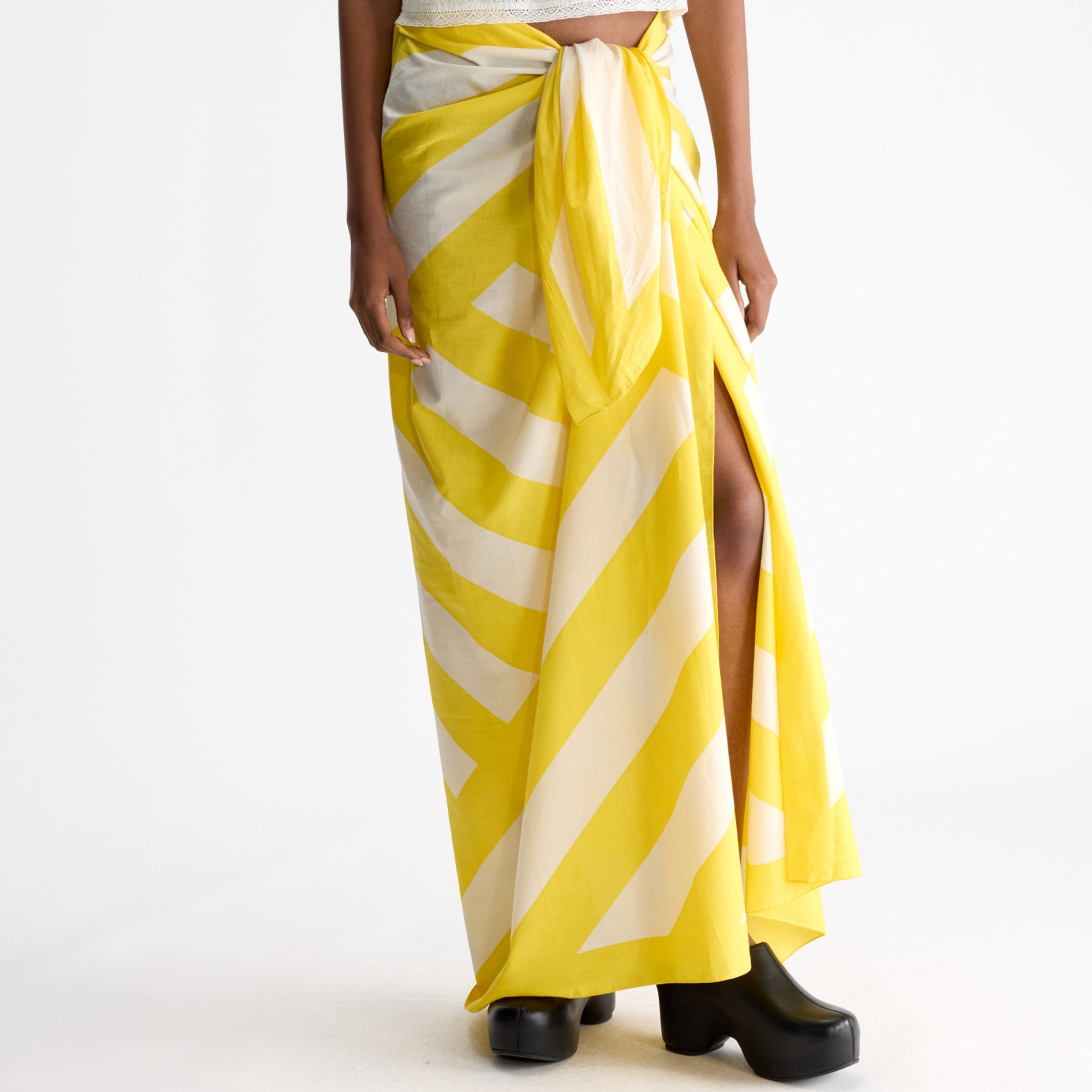 Adult Sarong Foulard Sanapy61 Lemon