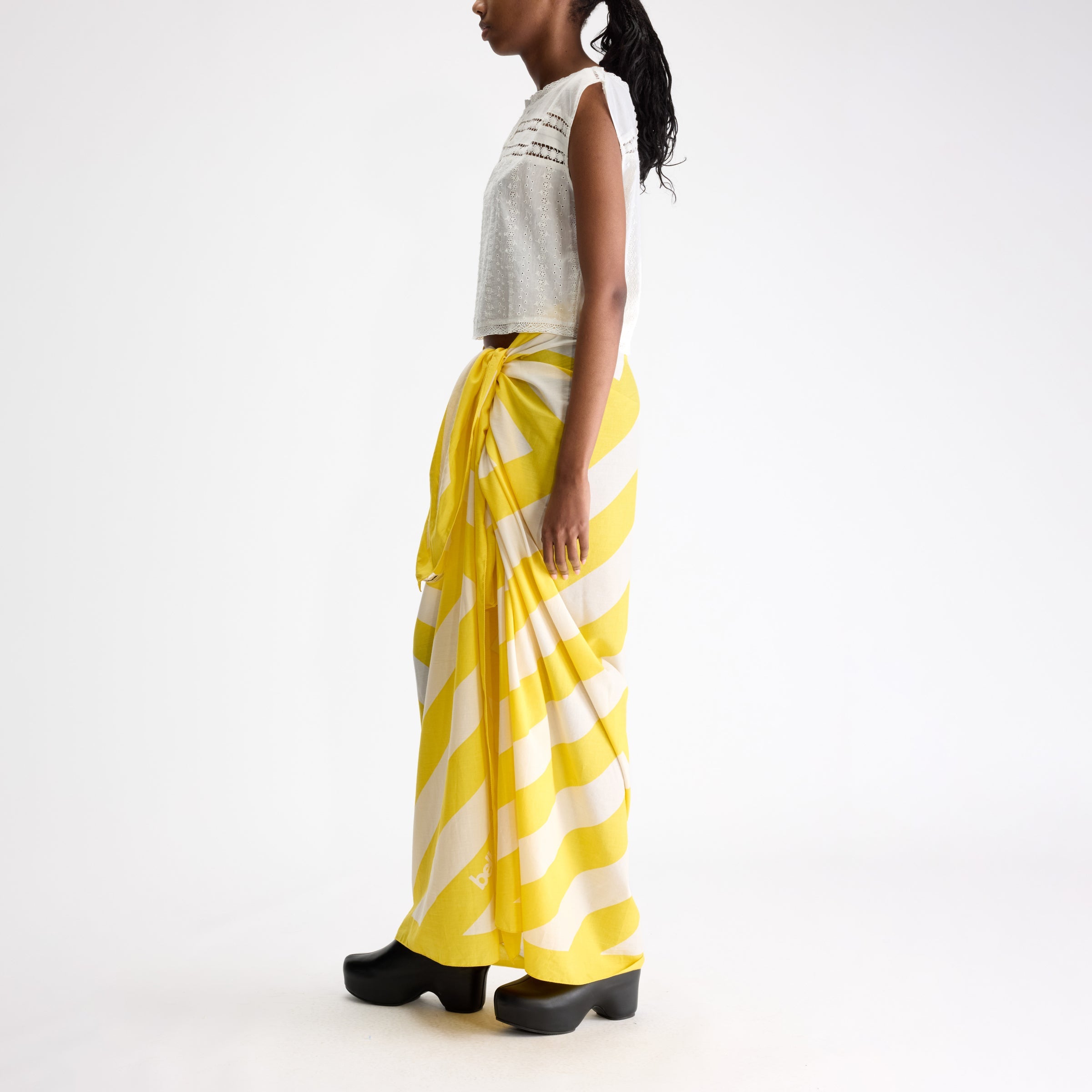 Adult Sarong Foulard Sanapy61 Lemon