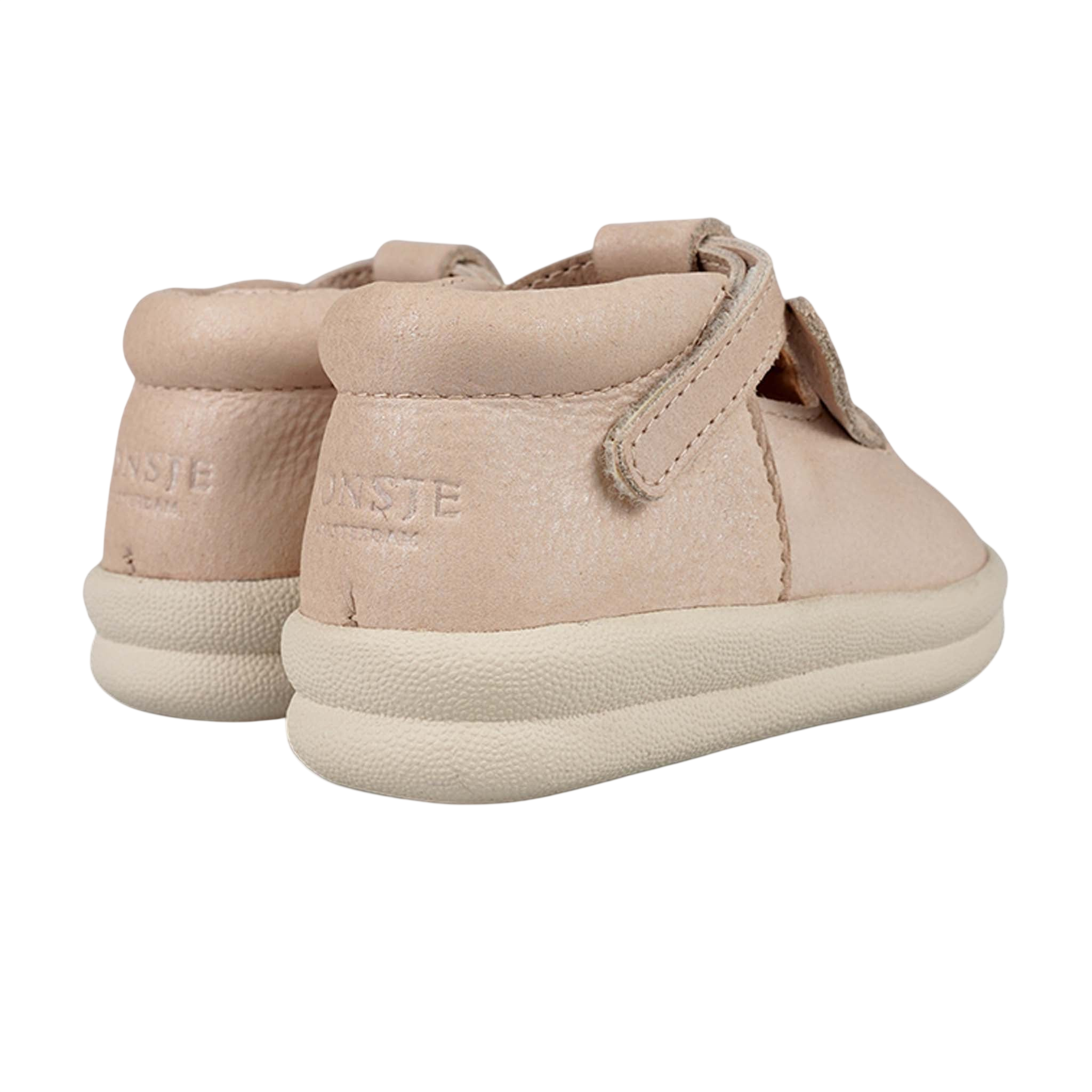 Baby shoes Zilpa Pink Bunny Powder Metallic Nubuck