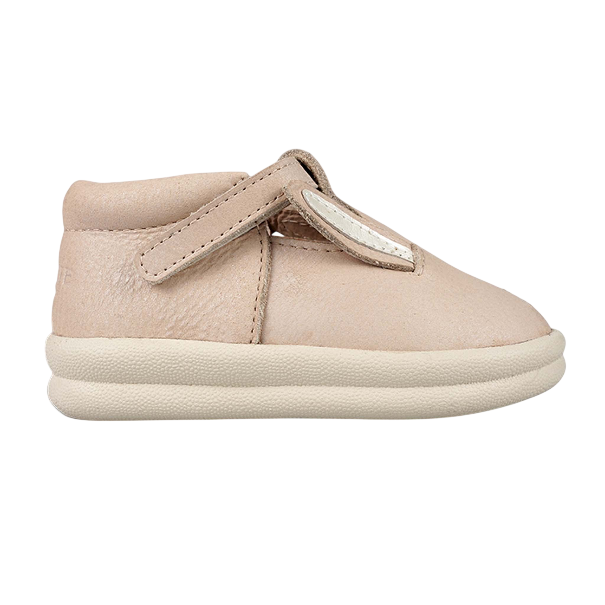 Baby shoes Zilpa Pink Bunny Powder Metallic Nubuck