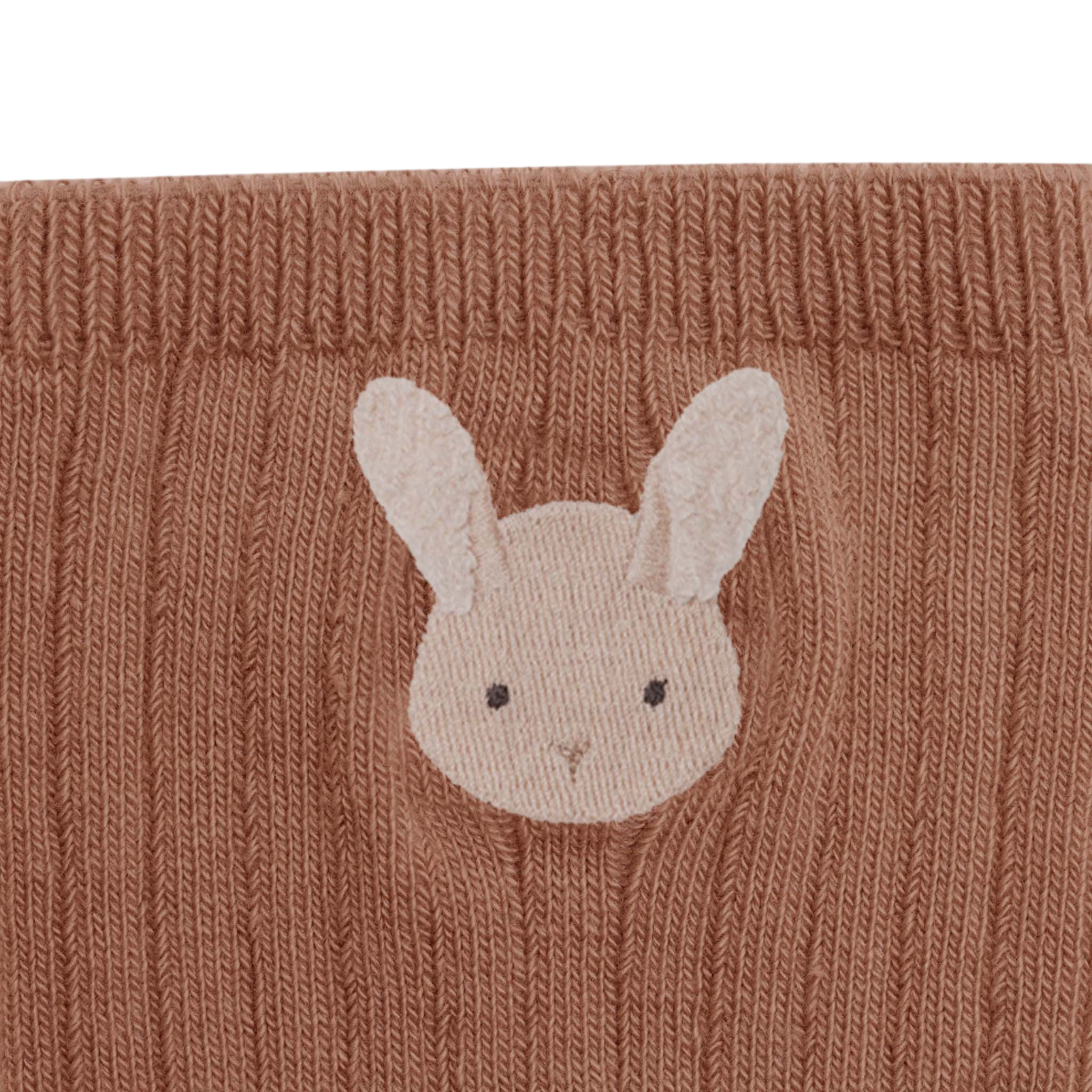 Socken Bell Fluffy Bunny Rose Dawn