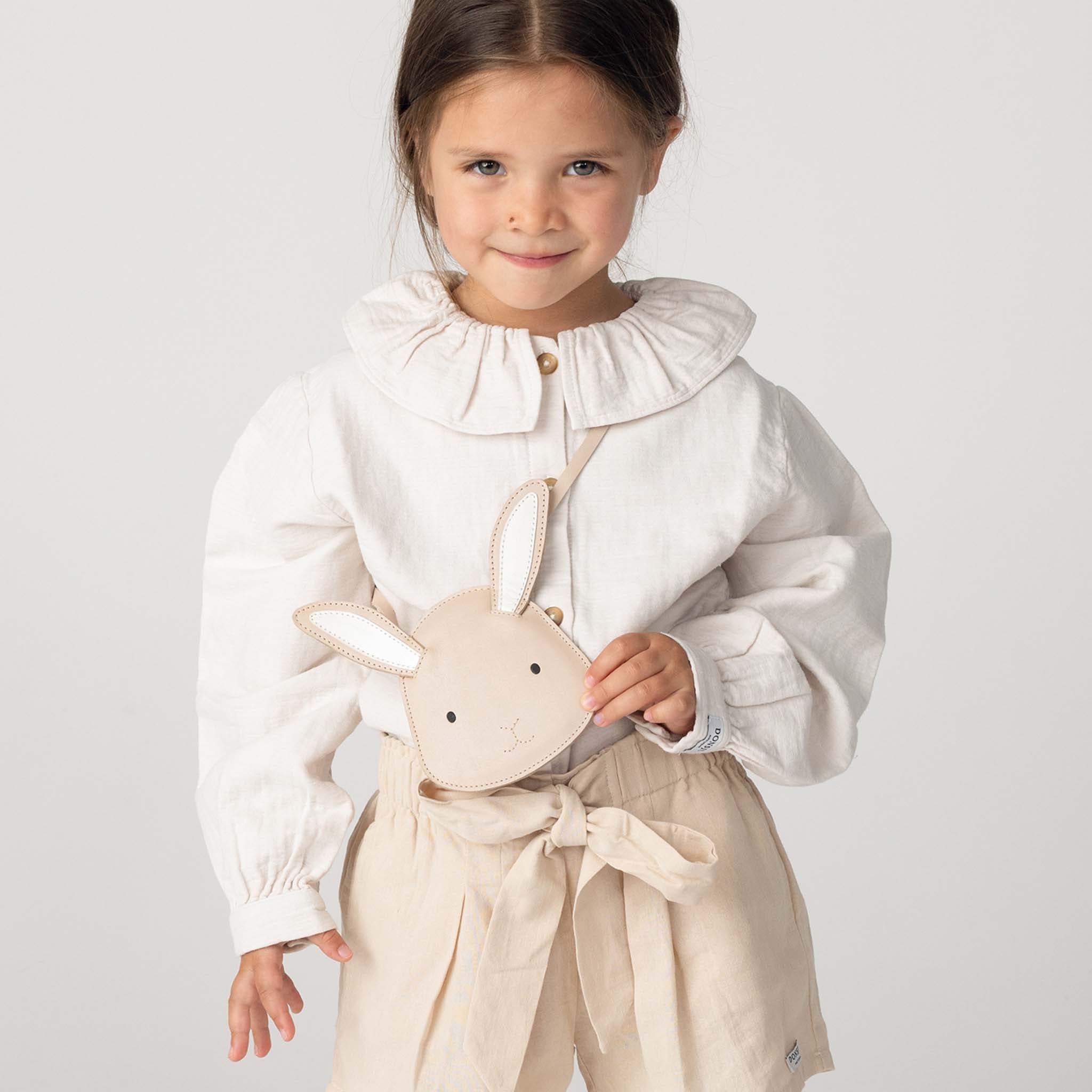 Blinc Pink Bunny Powder Metallic Nubuck bag