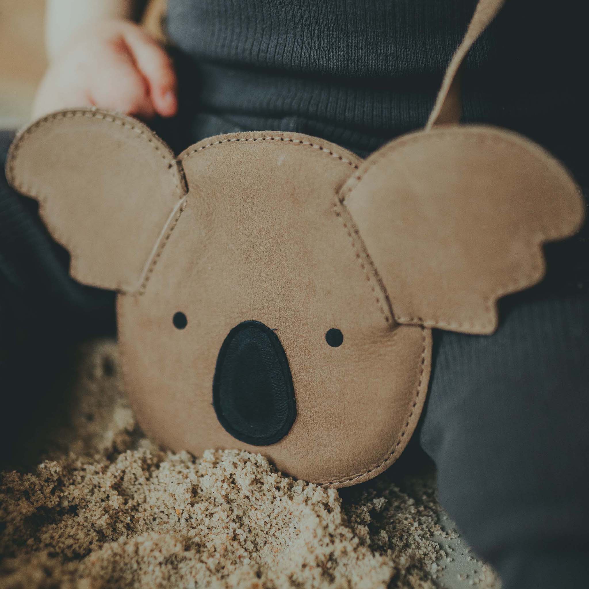 Britta Classic Koala Truffle Nubuck bag