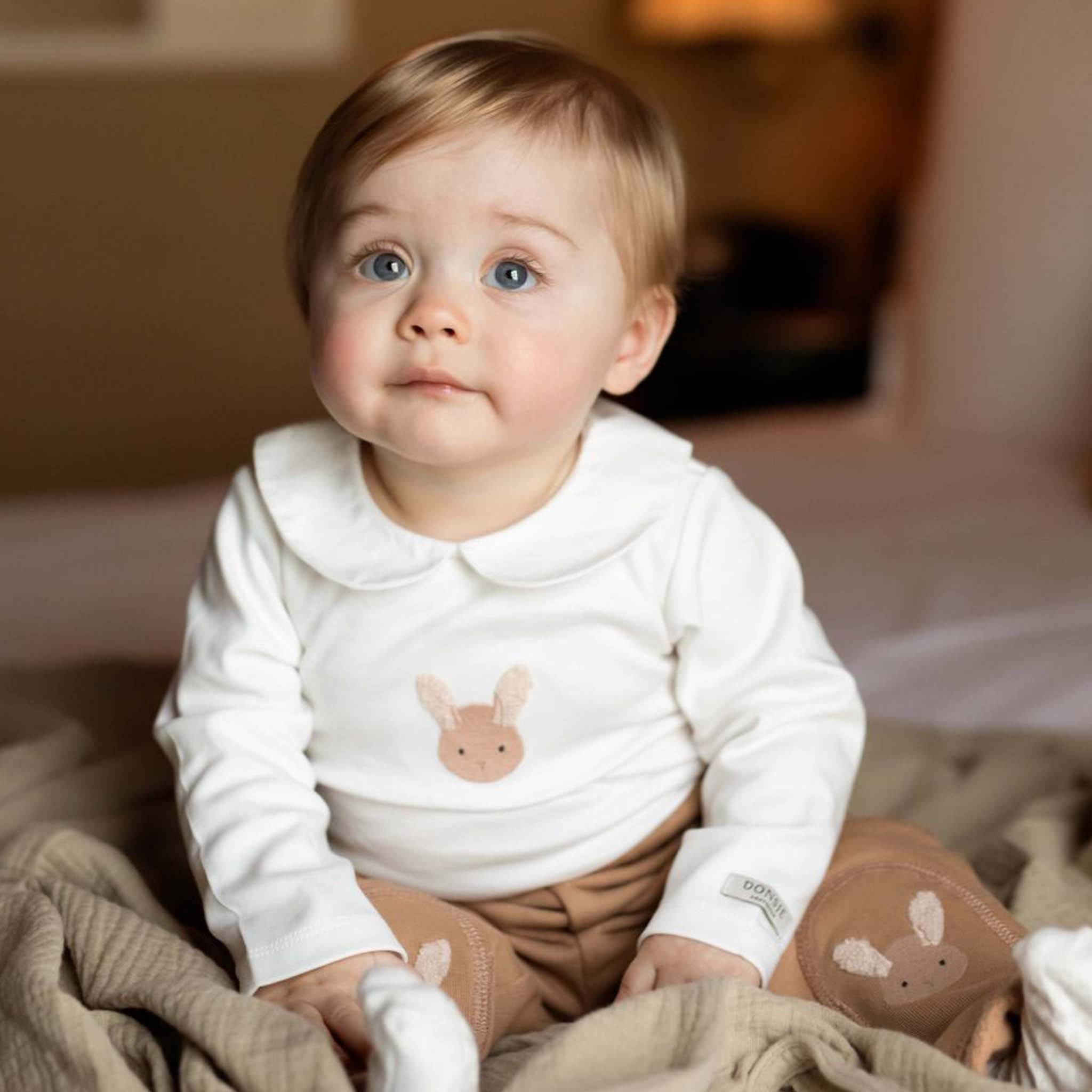 Maillot de bain une pièce Davo Fluffy Bunny Off White