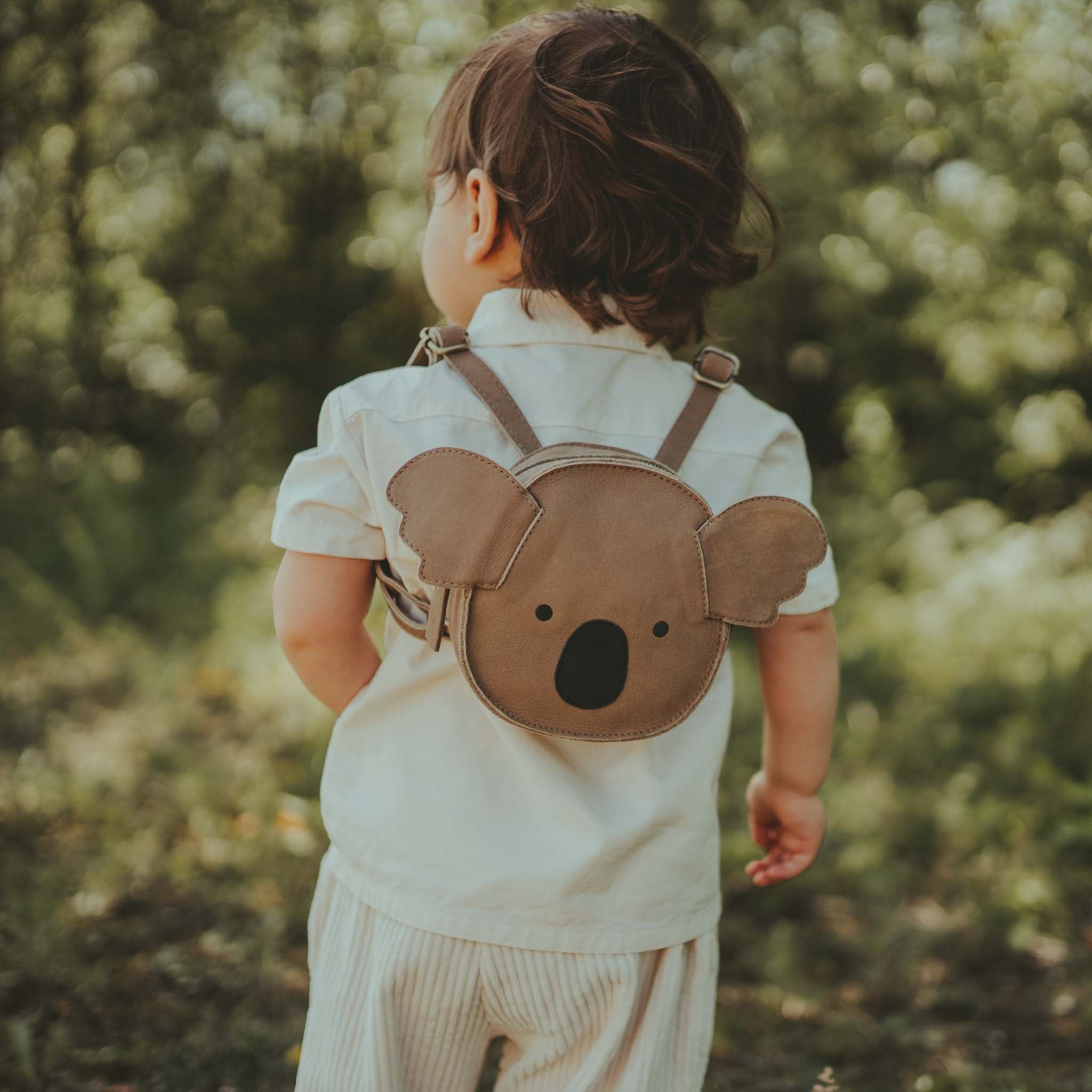 Kapi Classic Koala Truffle Nubuck backpack