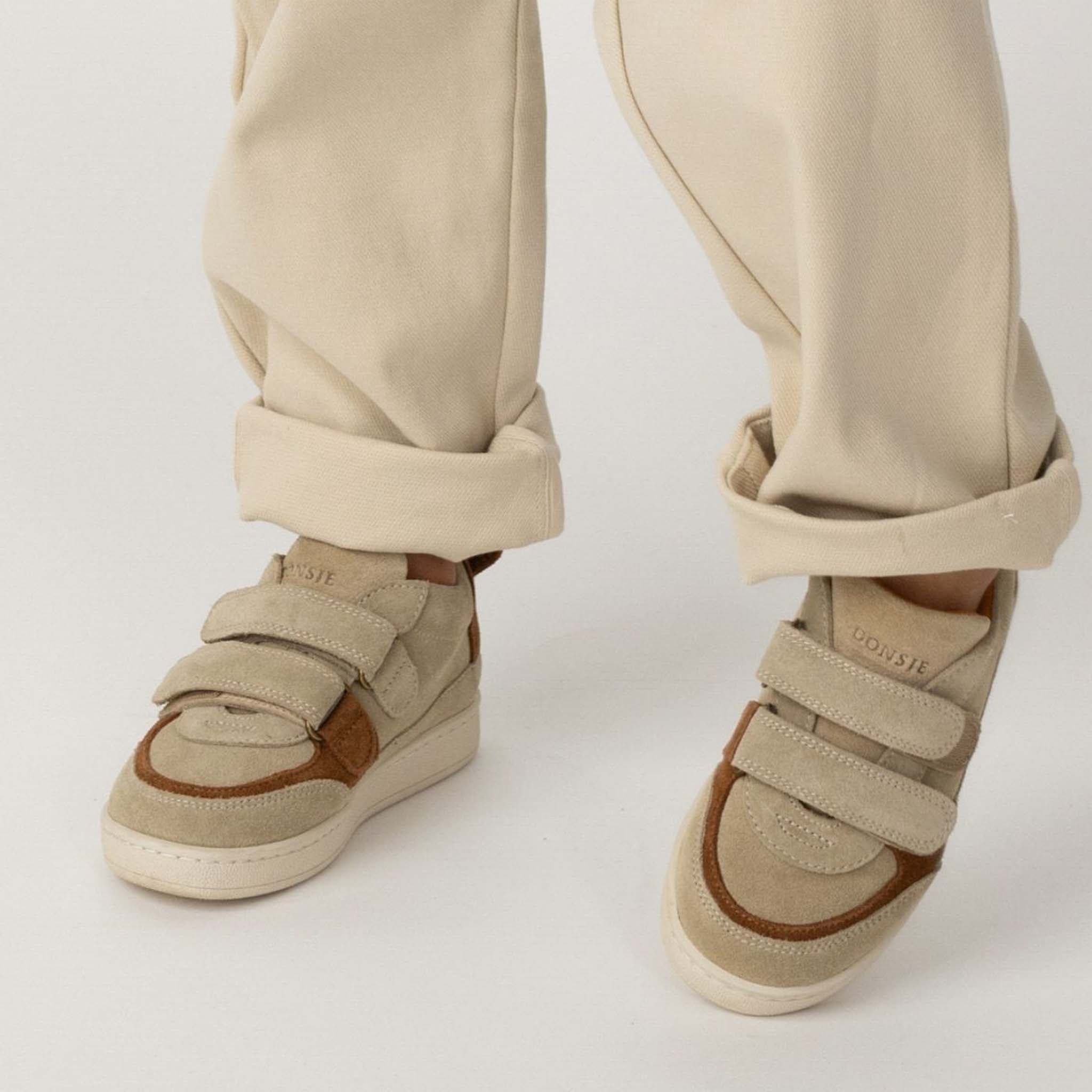 Schuhe Rinou Bear Taupe Suede