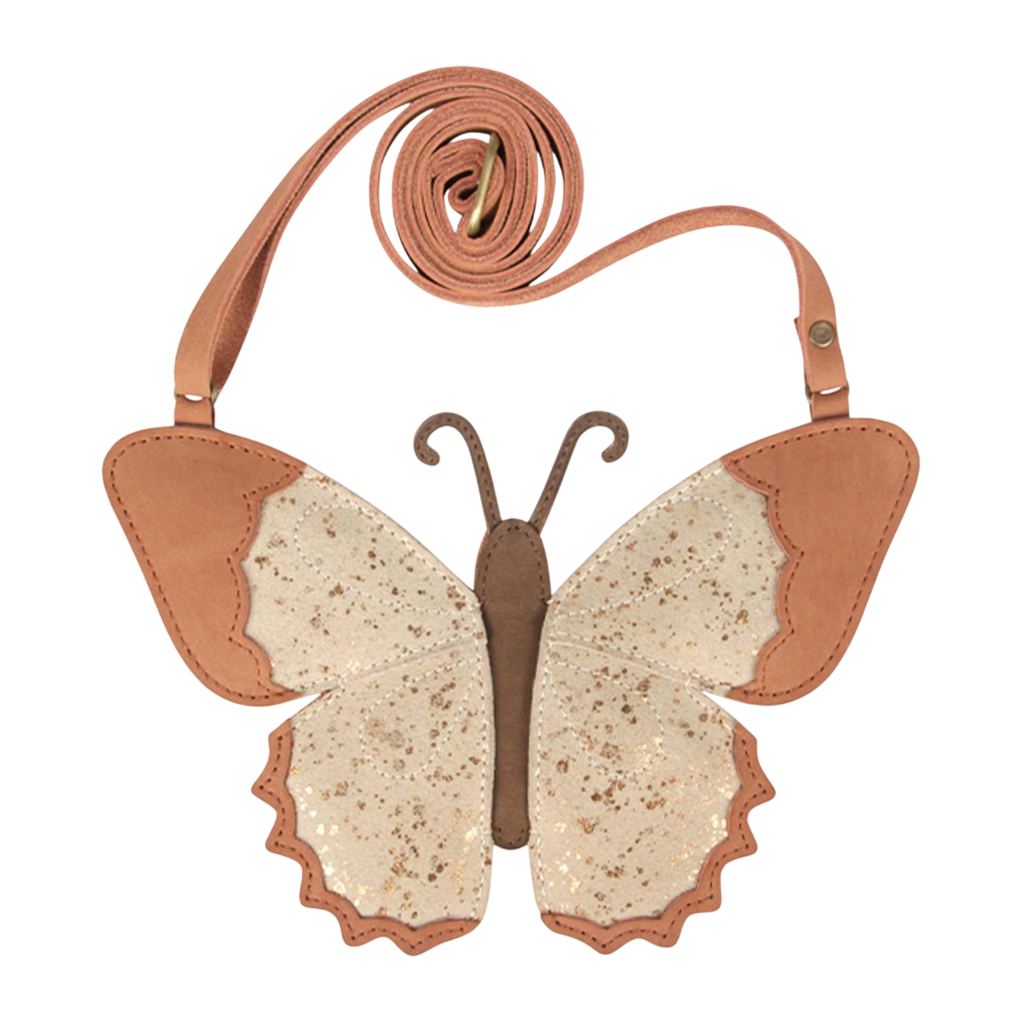 Tasche Toto Papillon Cream Metallic Suede