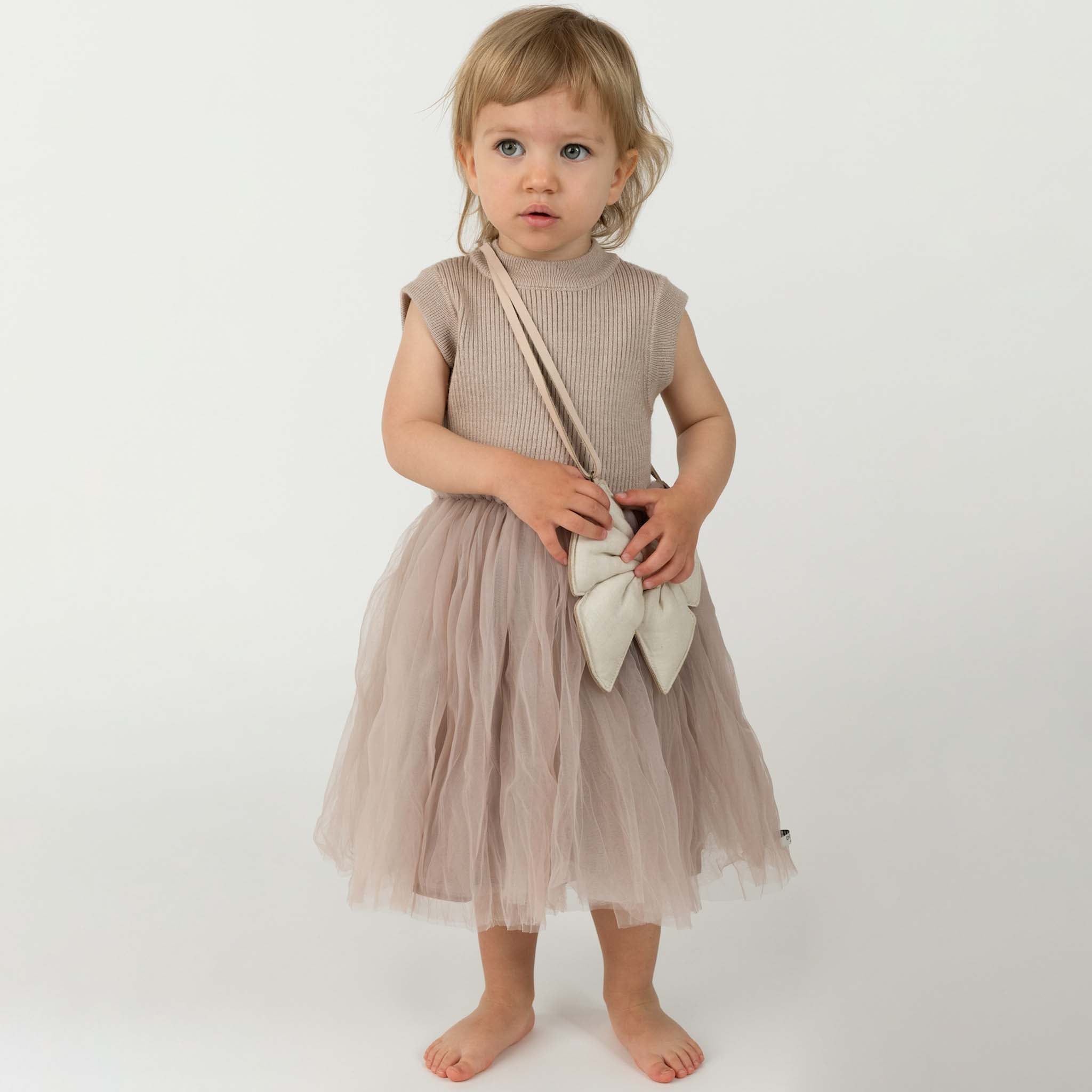 Dress Xewa Lavender Brown