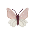 Hair clip Zaza Sky Butterfly Powder Metallic Nubuck