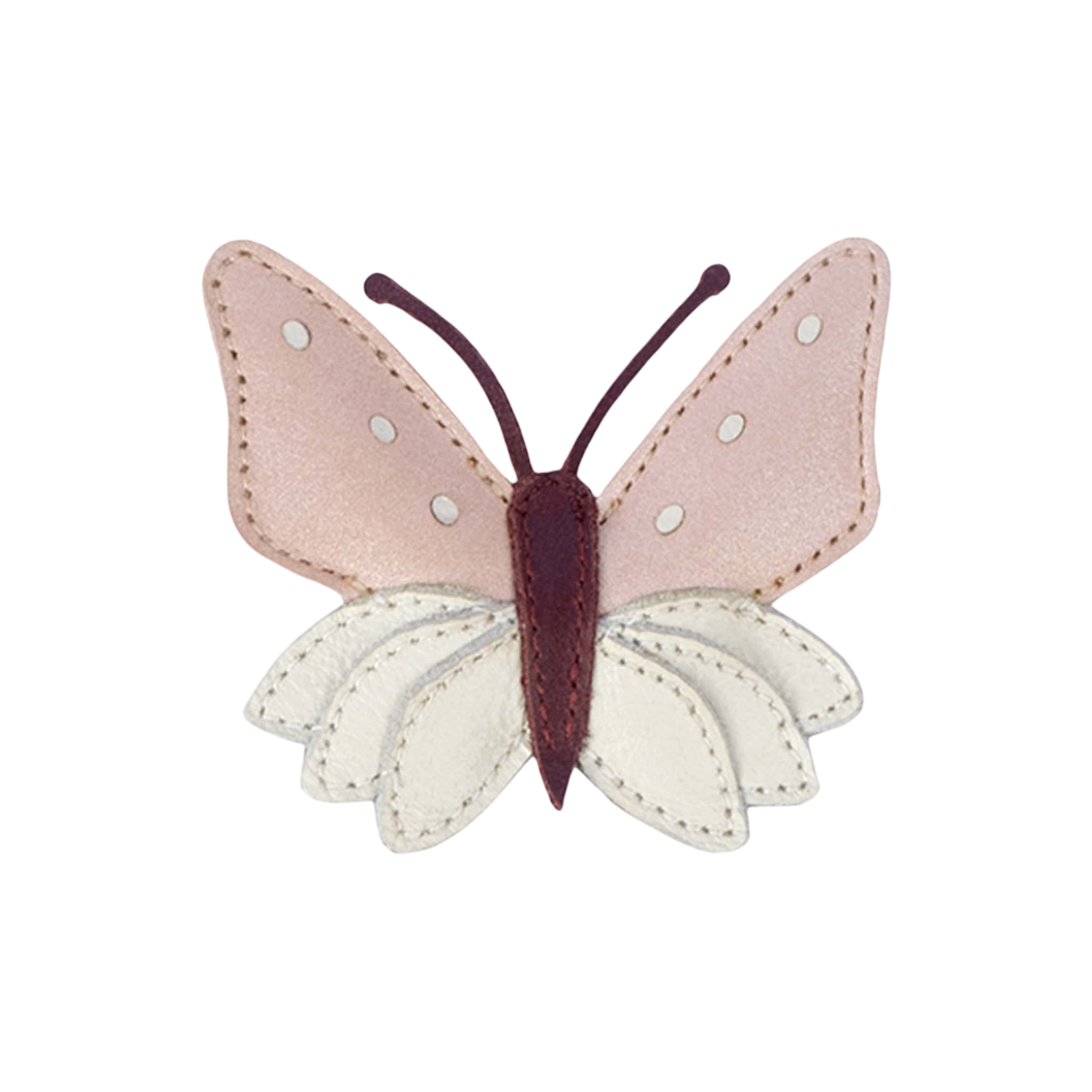 Hair clip Zaza Sky Butterfly Powder Metallic Nubuck