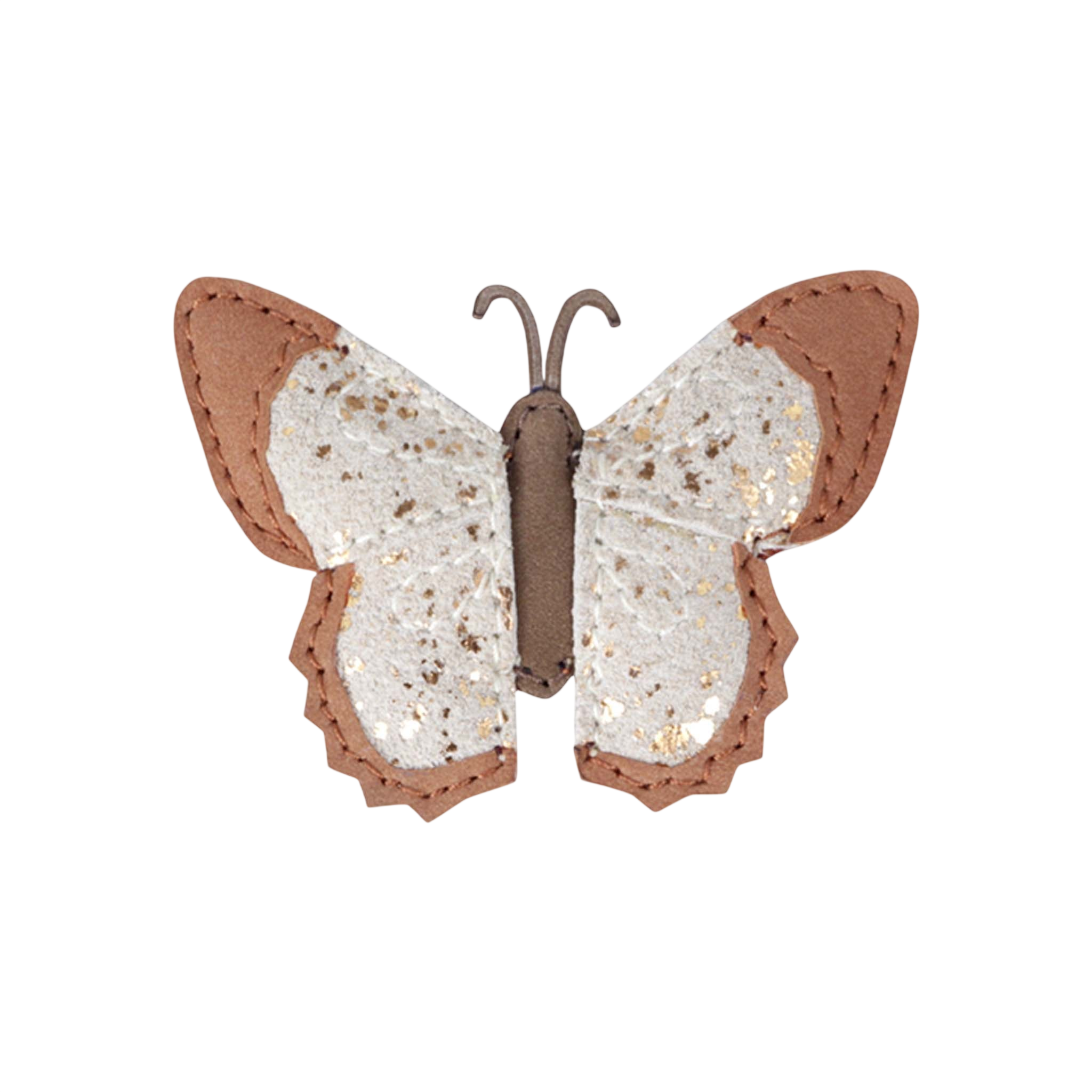 Hair clip Zaza Sky Papillon Walnut Nubuck
