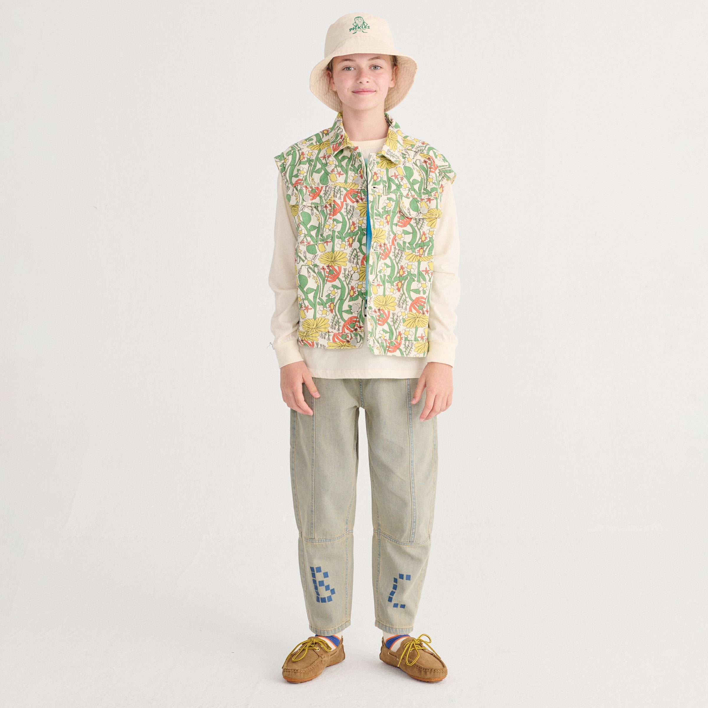 Jeans Square Bobo Choses Bleu de Prusse