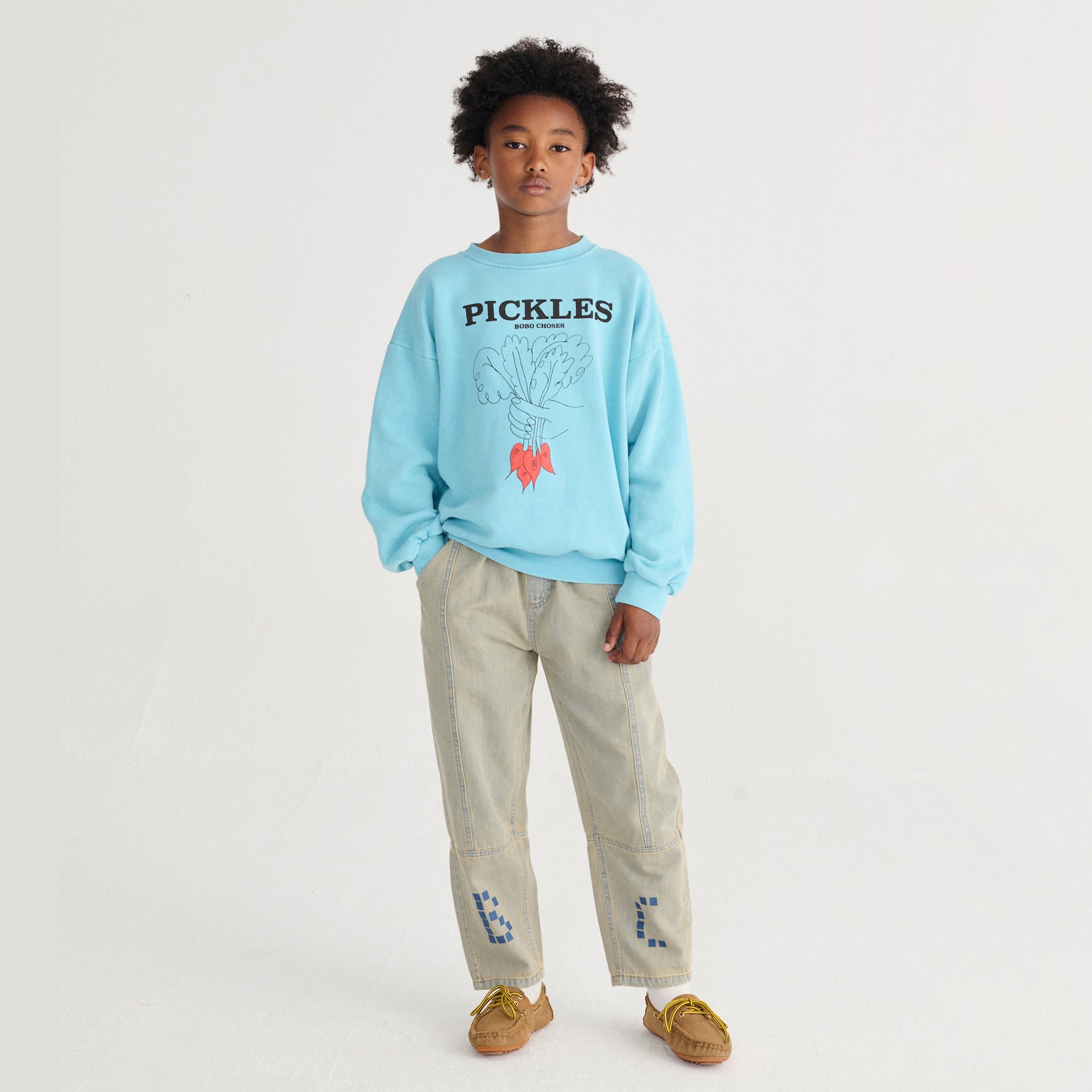 Jeans Square Bobo Choses Bleu de Prusse