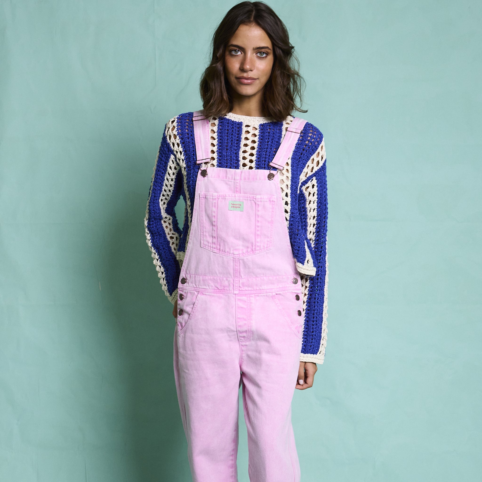 Salopette adulte rose fuchsia