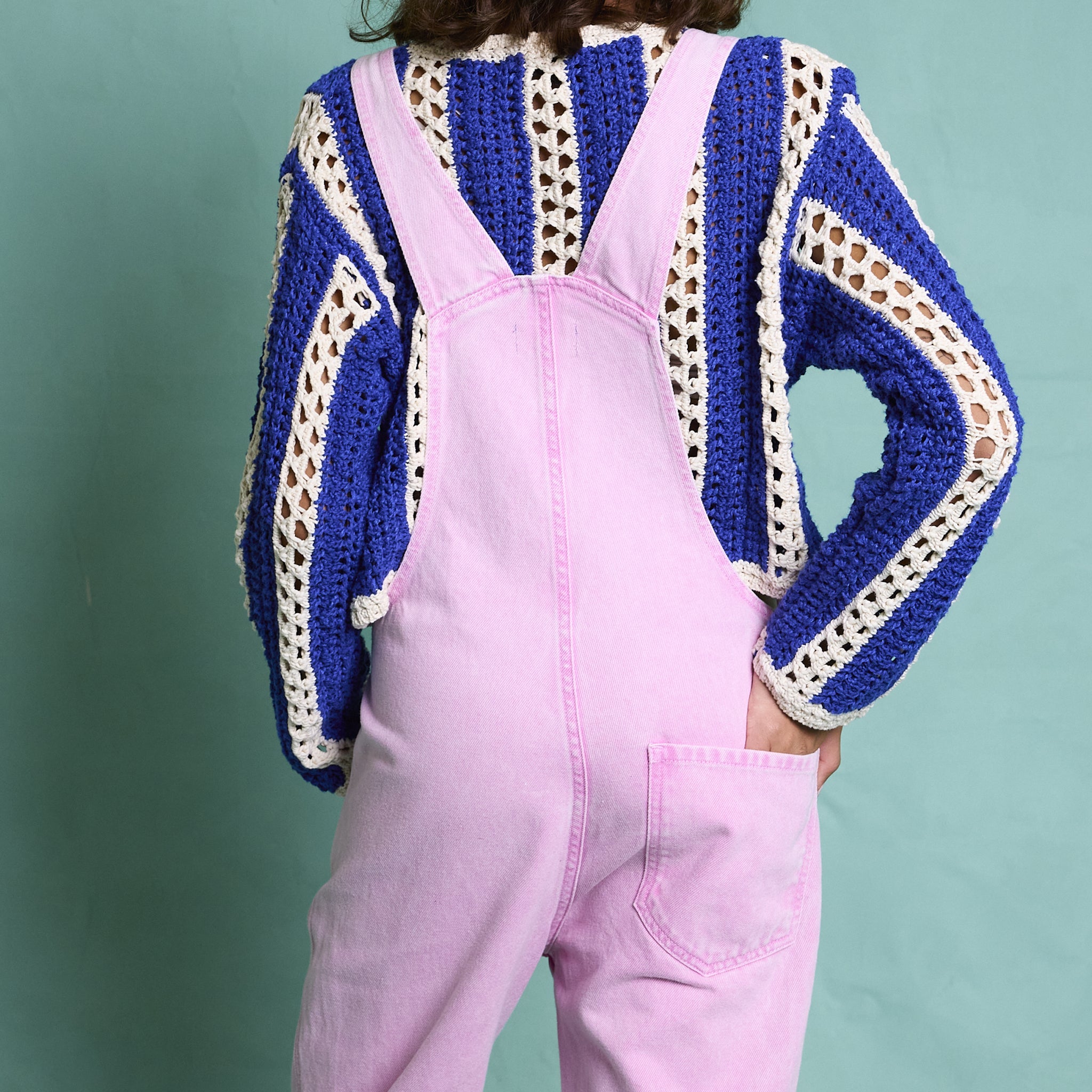 Salopette adulte rose fuchsia