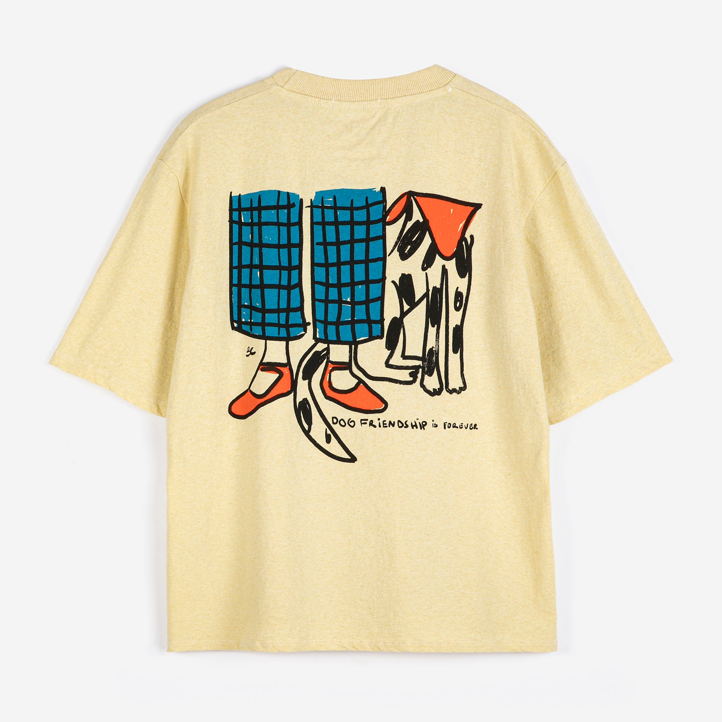 Adult T-Shirt Dog Friendship