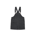 Latzhose Faded Black Denim