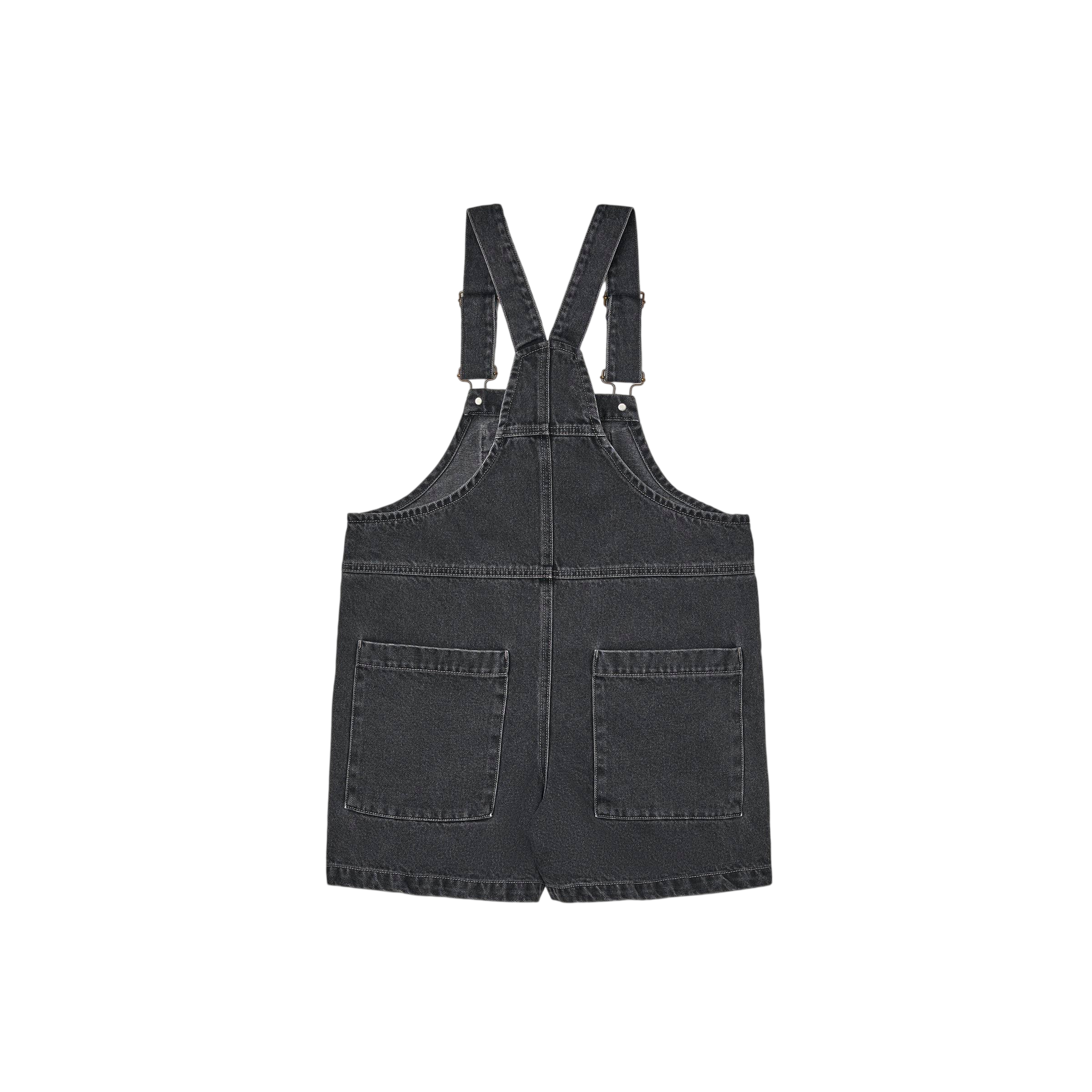 Salopette Faded Black Denim