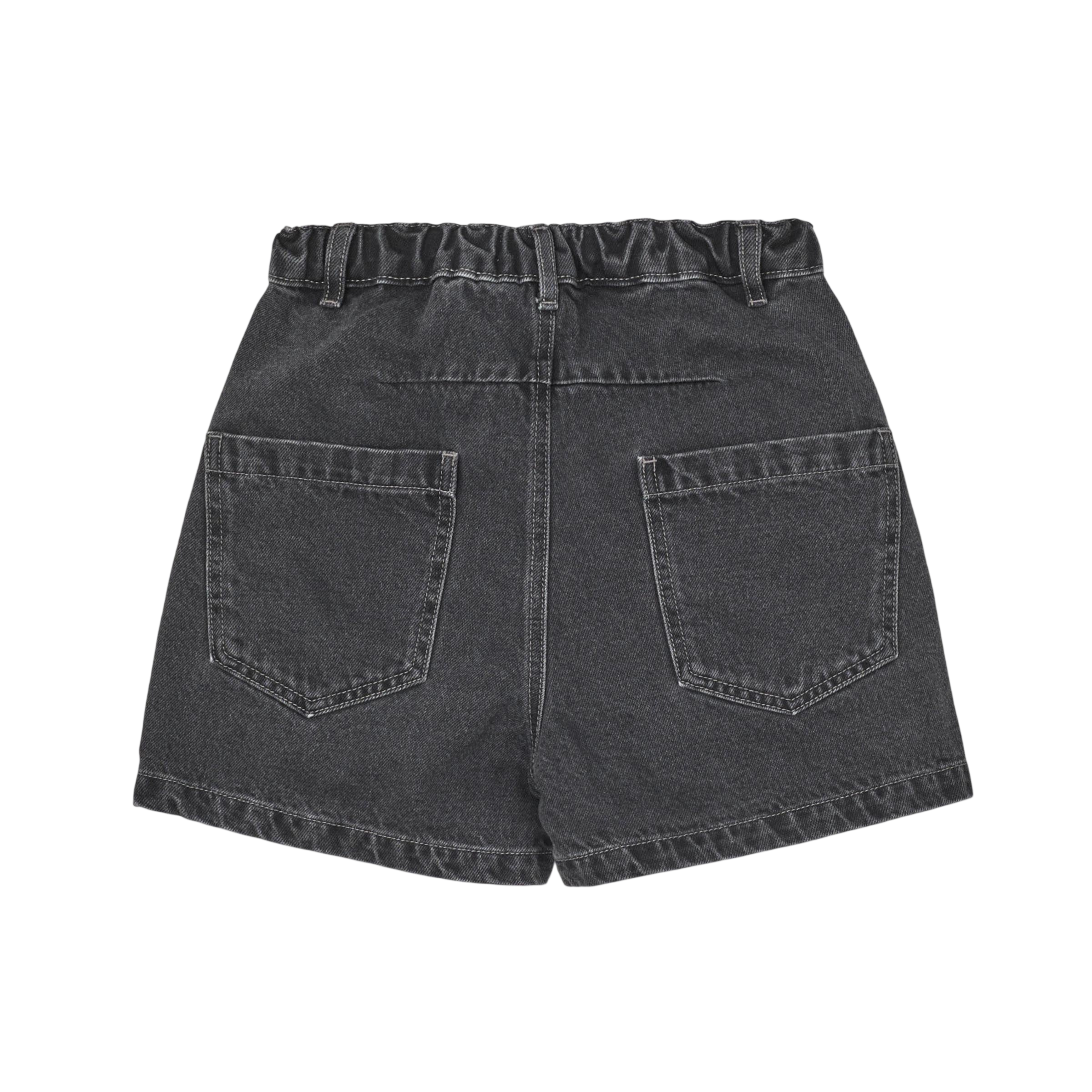 Shorts Faded Black Denim