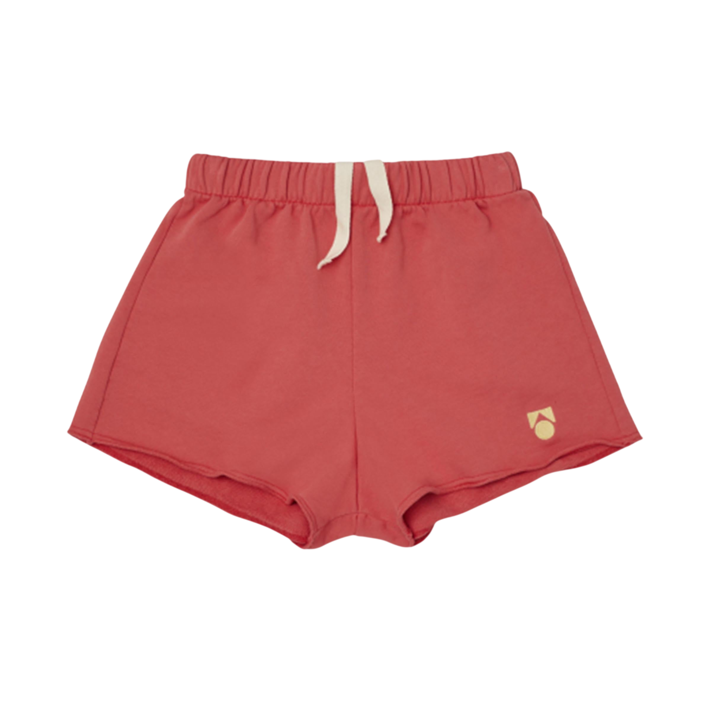 Cranberry fleece shorts