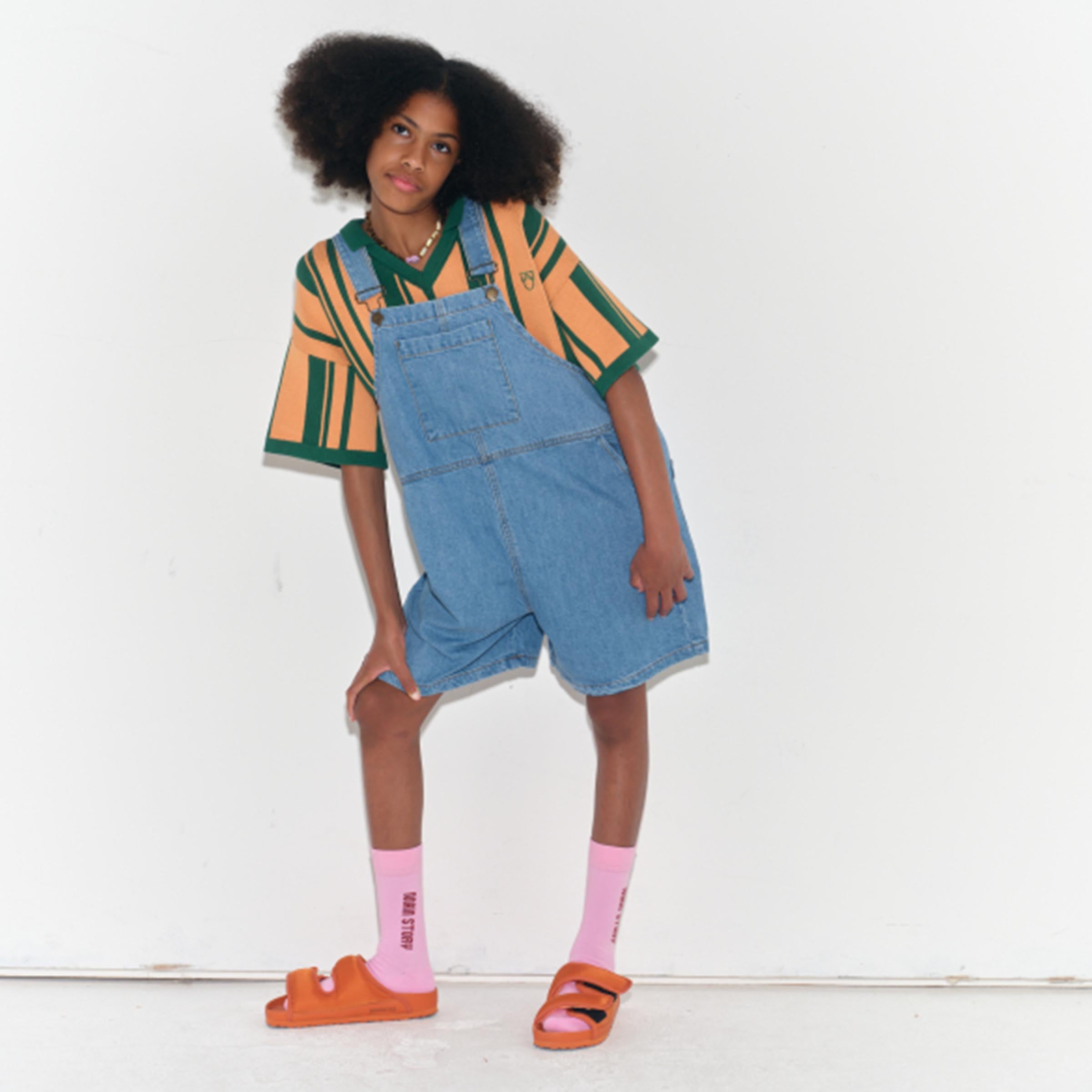 Green Peach Knit T-shirt