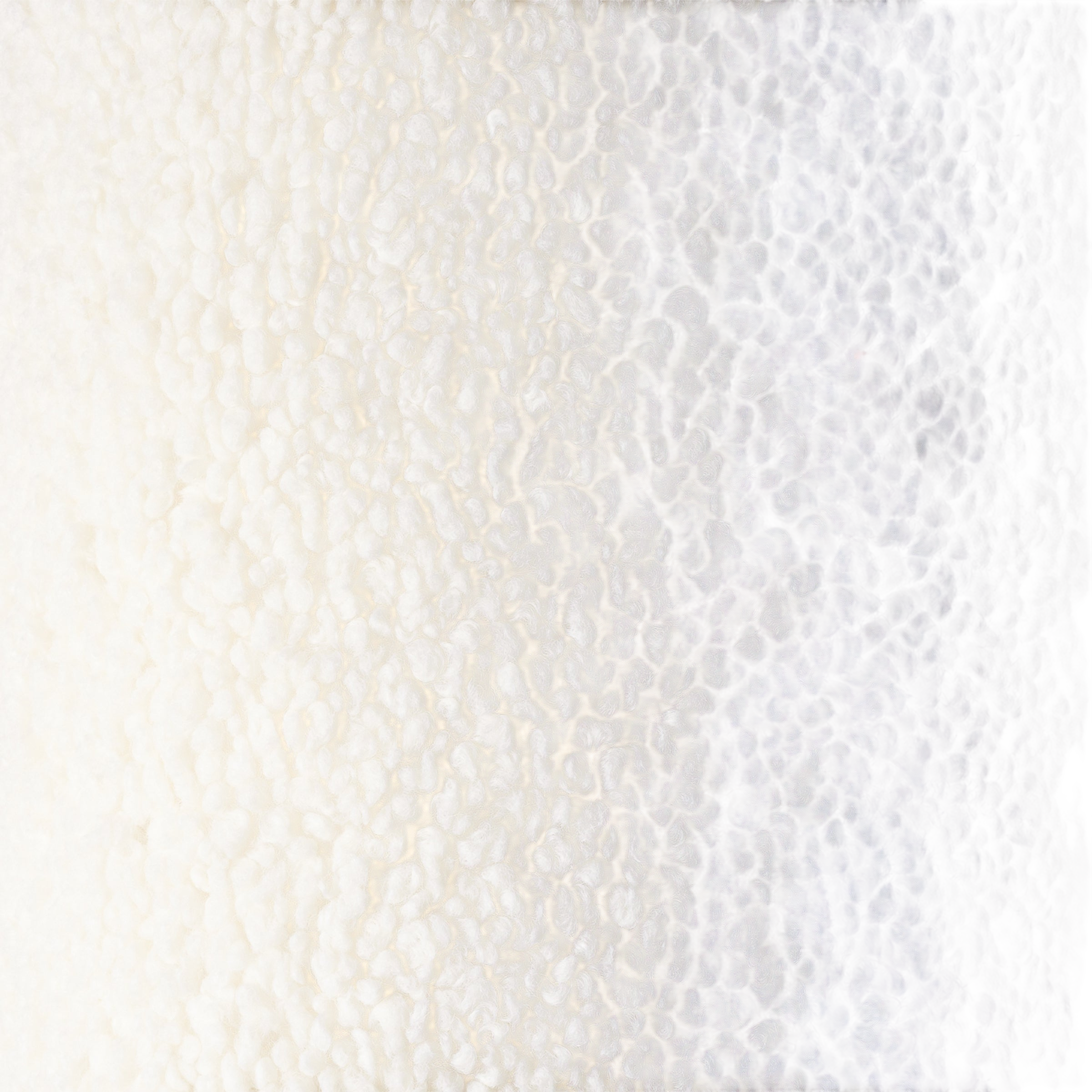 Cream White Beanbag et Ottoman Set