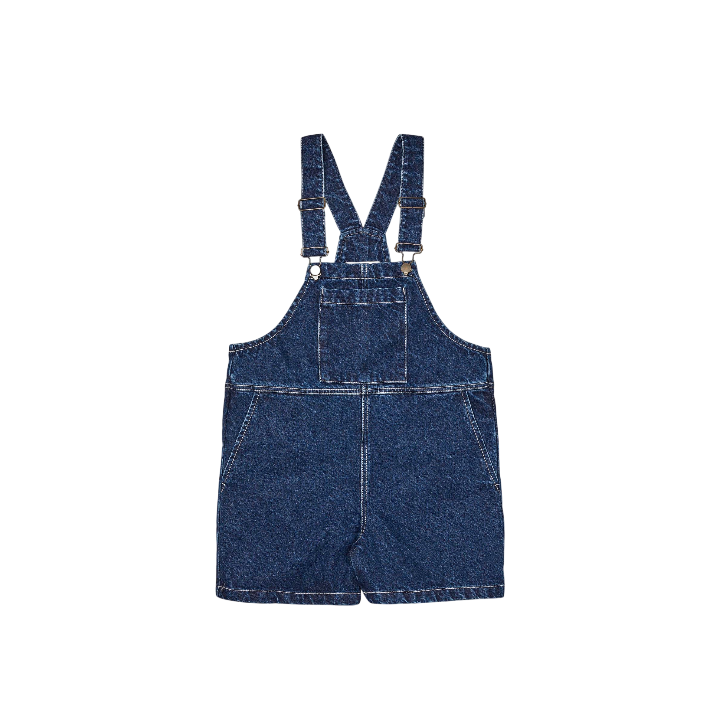 Salopette en denim délavé