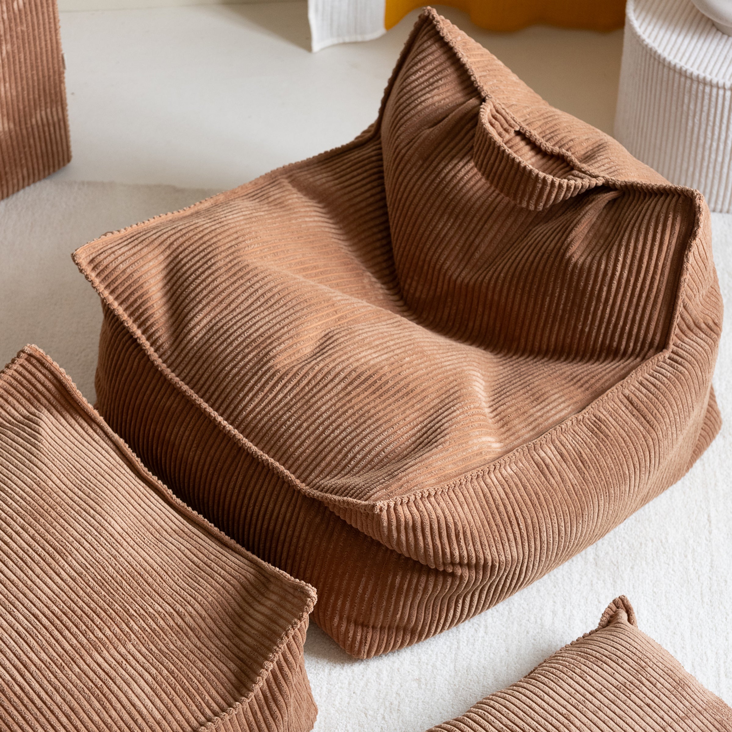 Chaise Toffee Beanbag