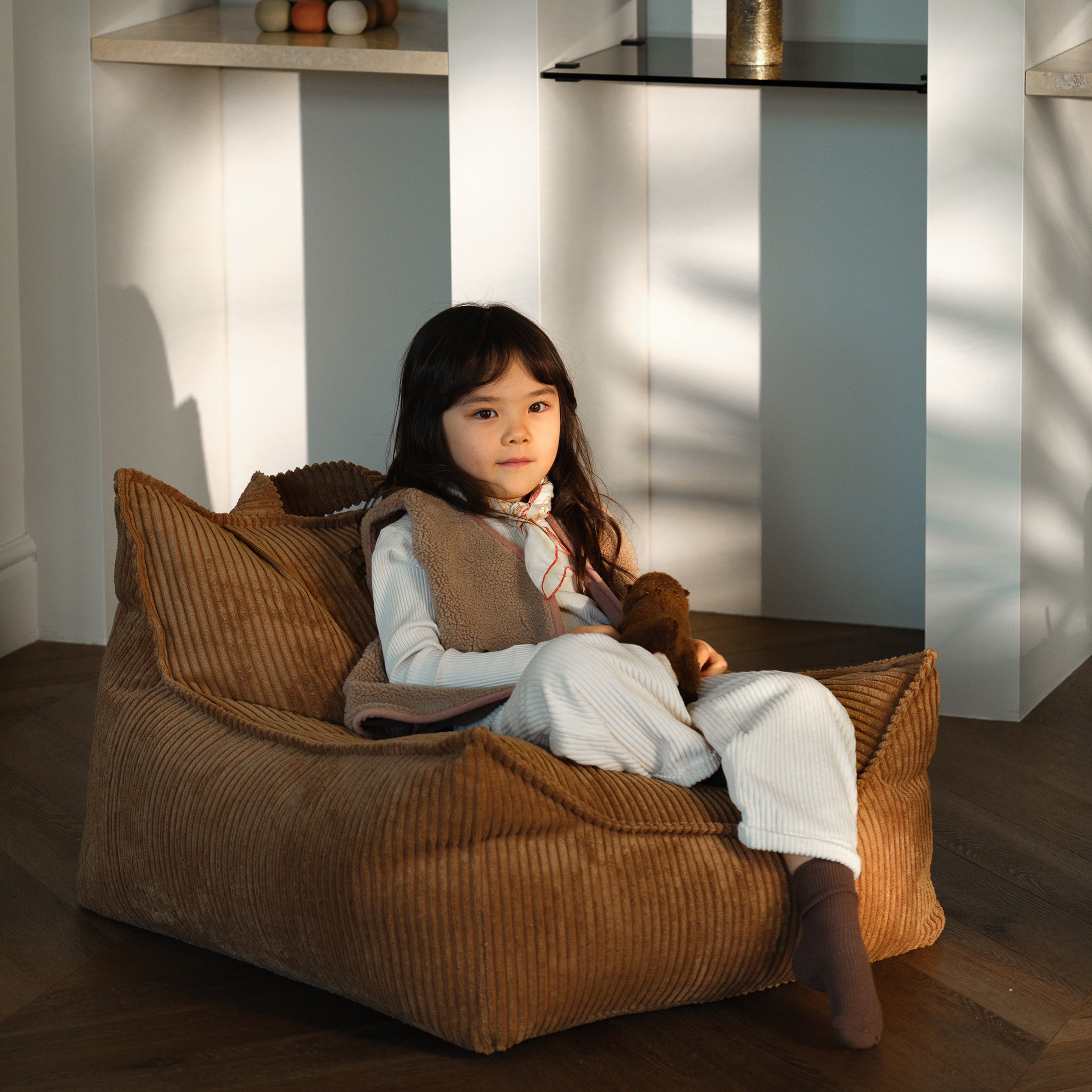 Chaise Toffee Beanbag