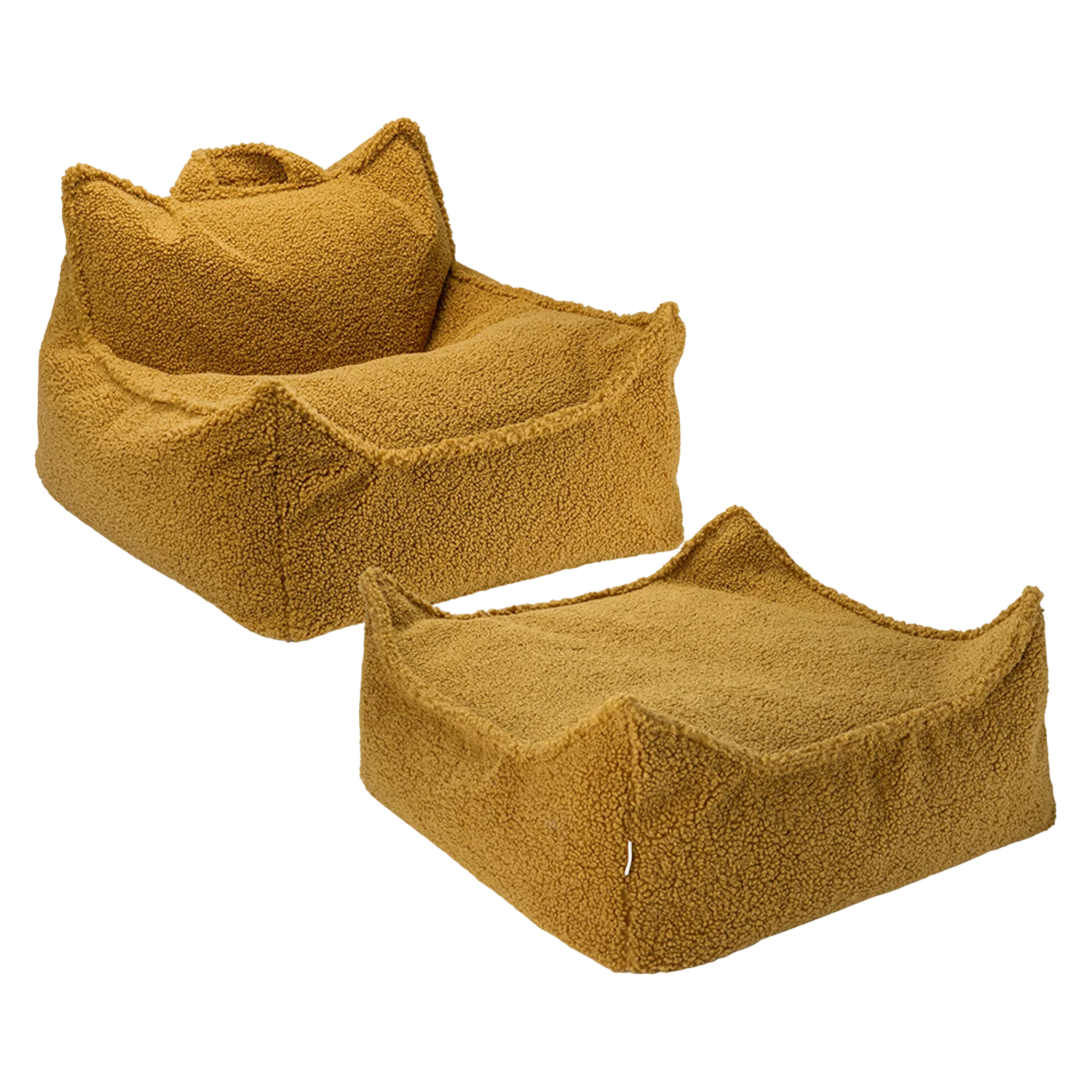 Wigiwama Sitzsack und Ottoman Set Maple