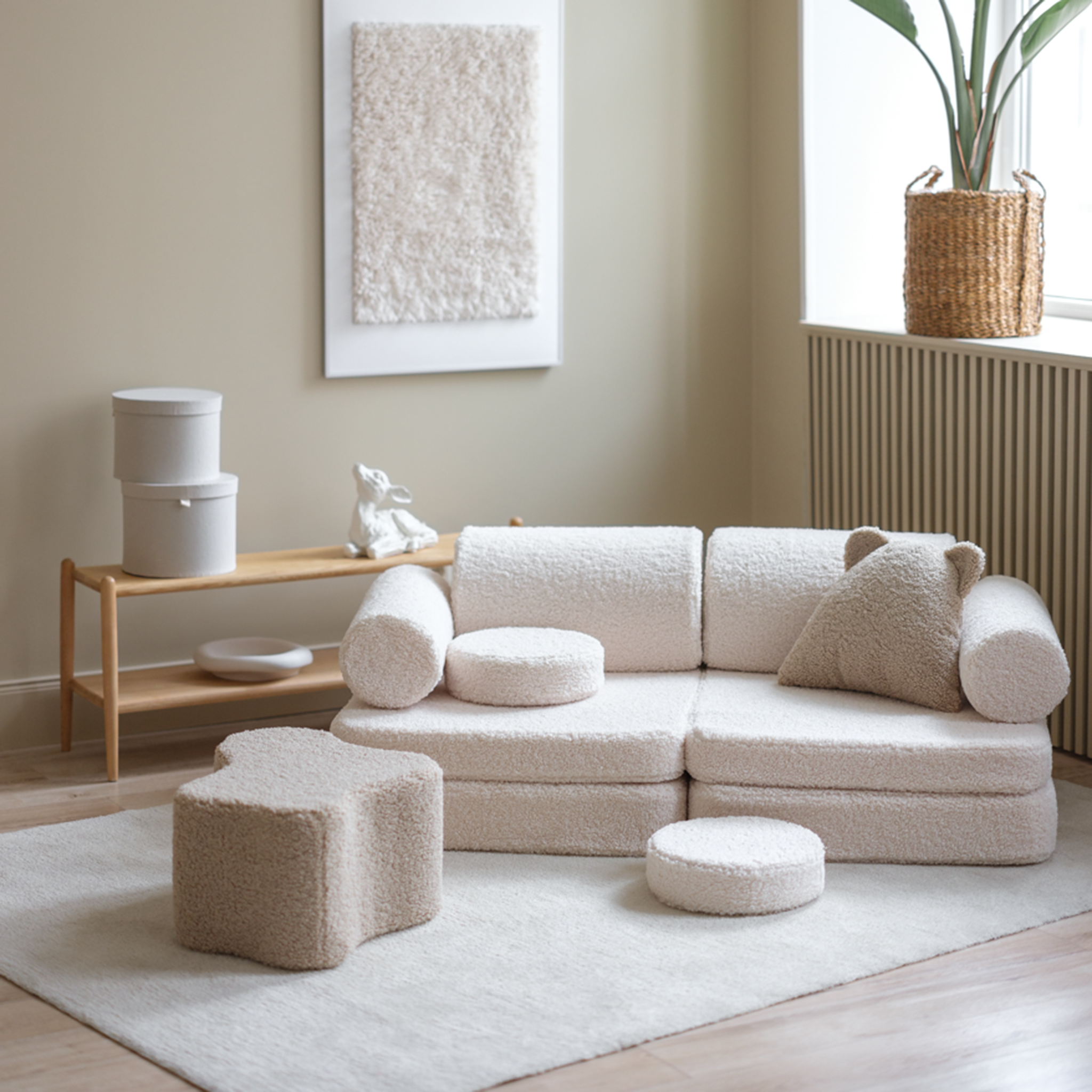 Wigiwama Sofa Cream White