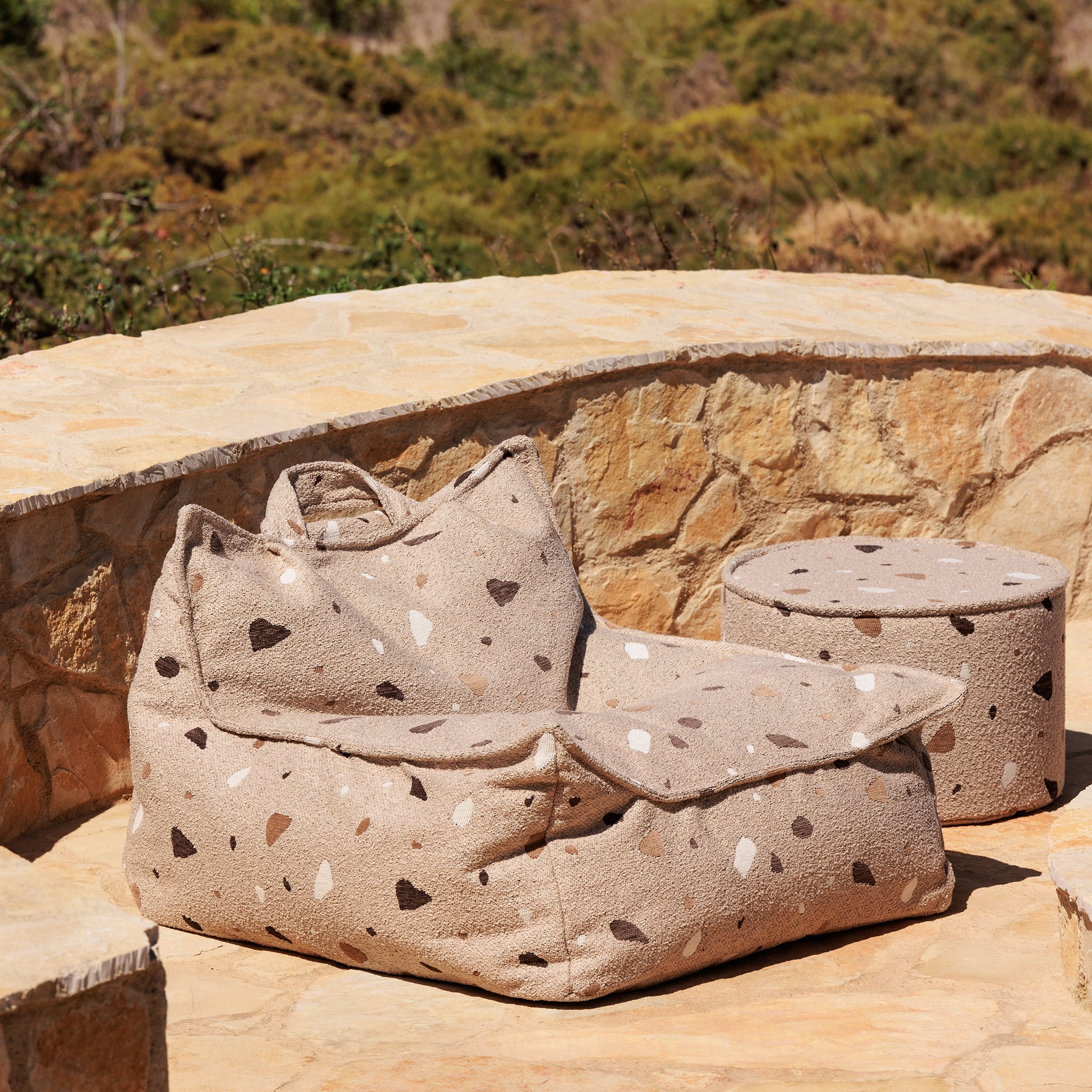 Wigiwama Set pouf Terrazzo