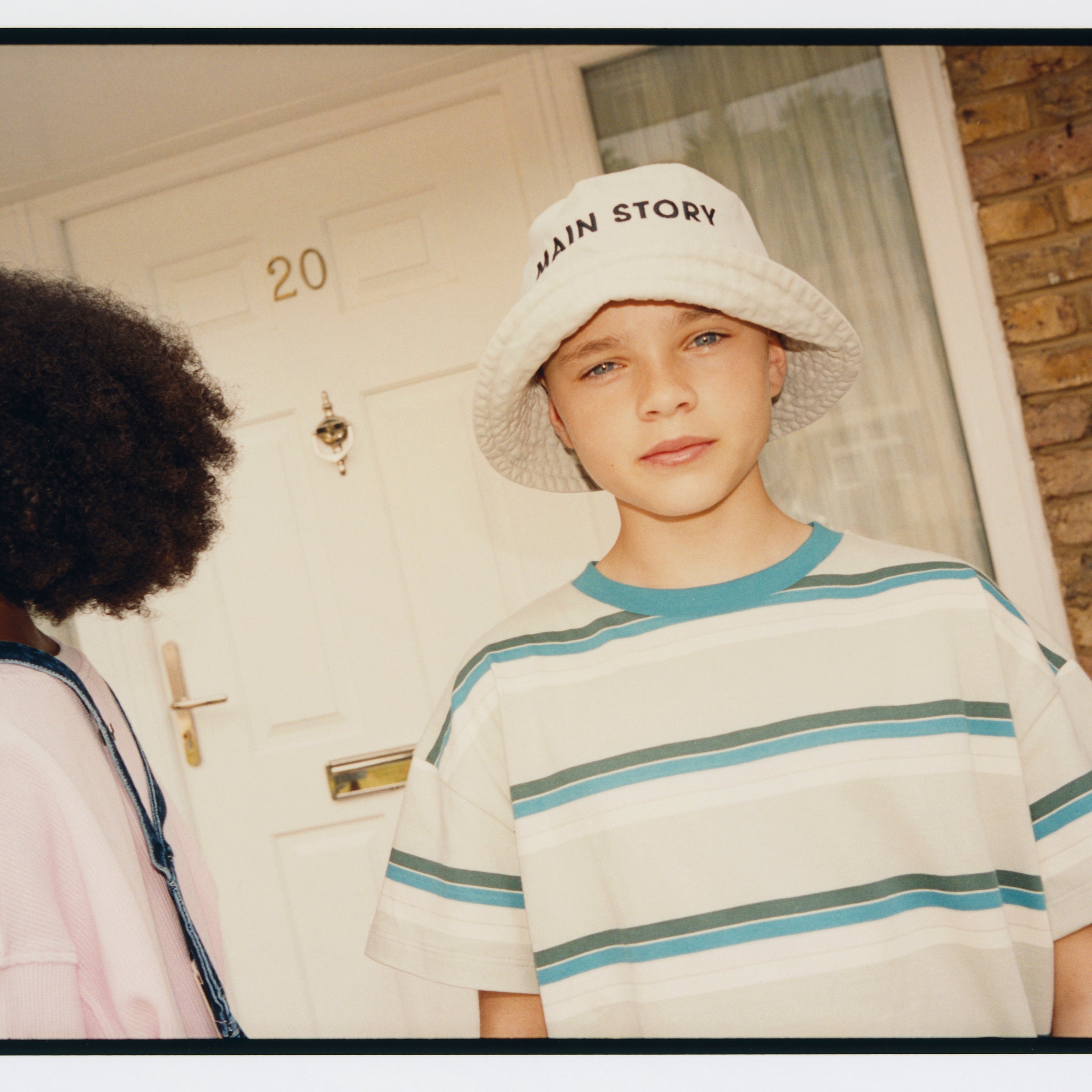 T-shirt Green Tint Stripe Jersey