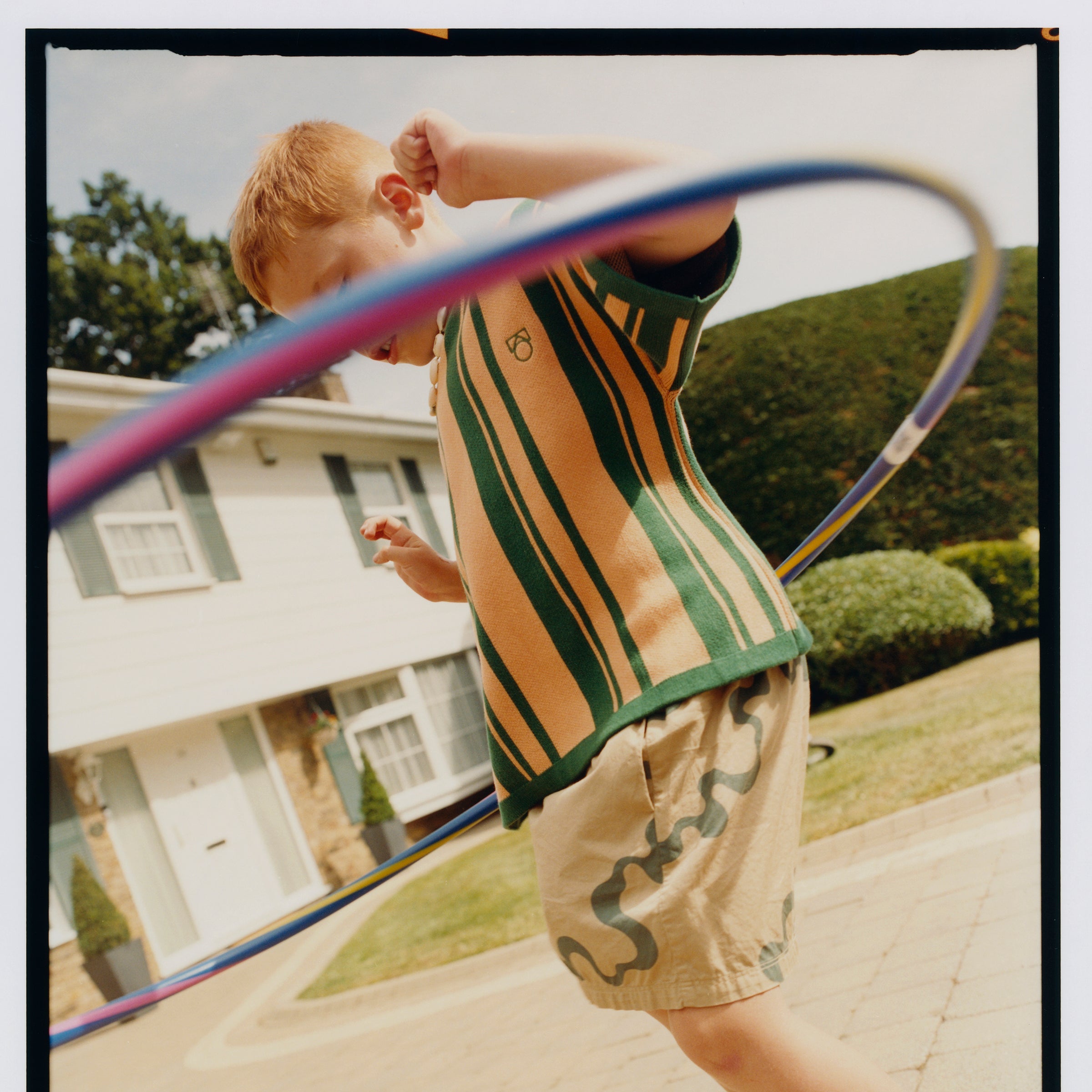 Green Peach Knit T-shirt