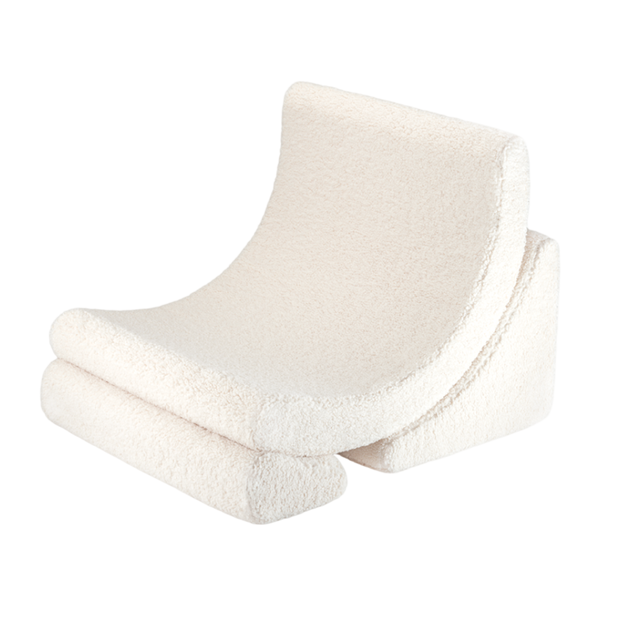 Cream White Moon Chair